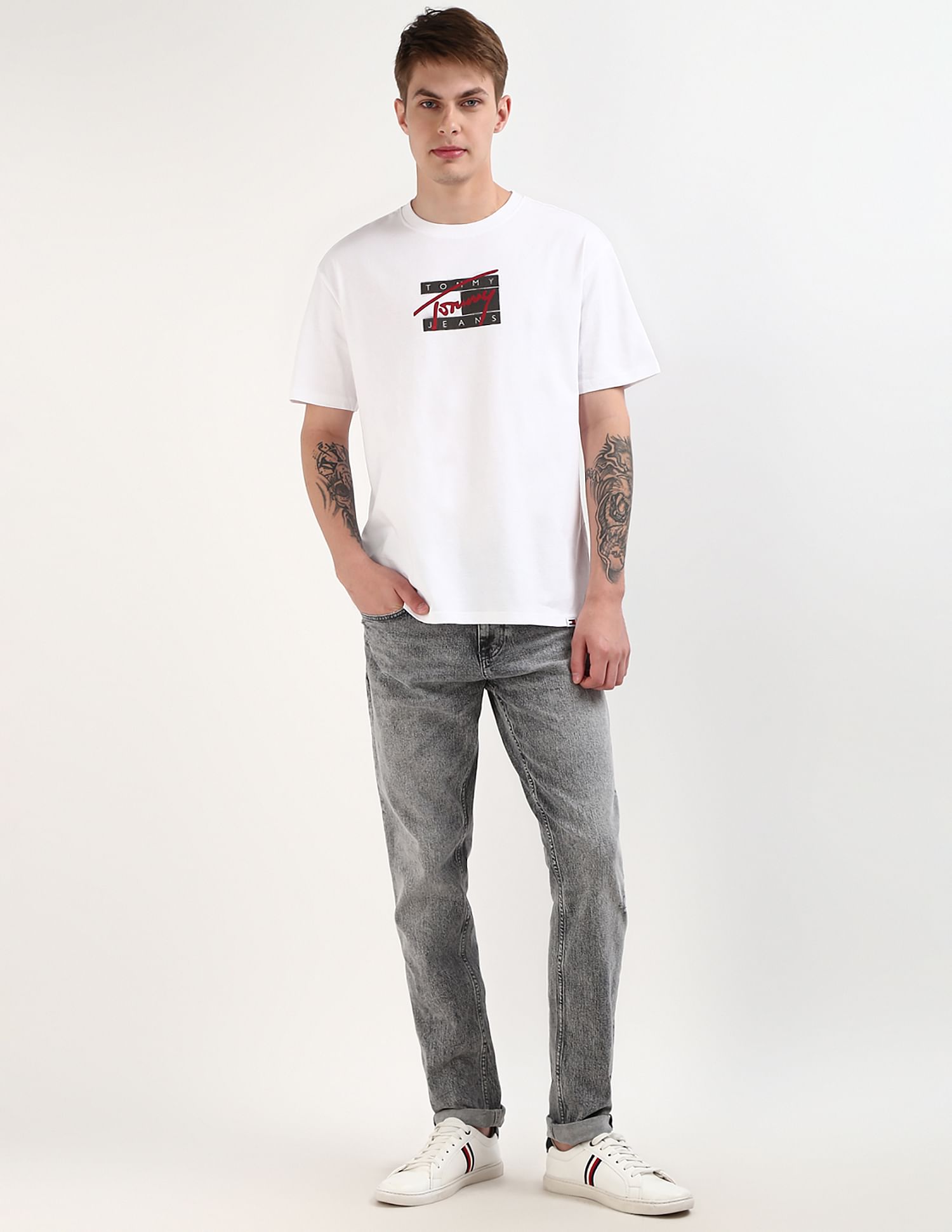Tommy Hilfiger Street Signature Flag T-Shirt