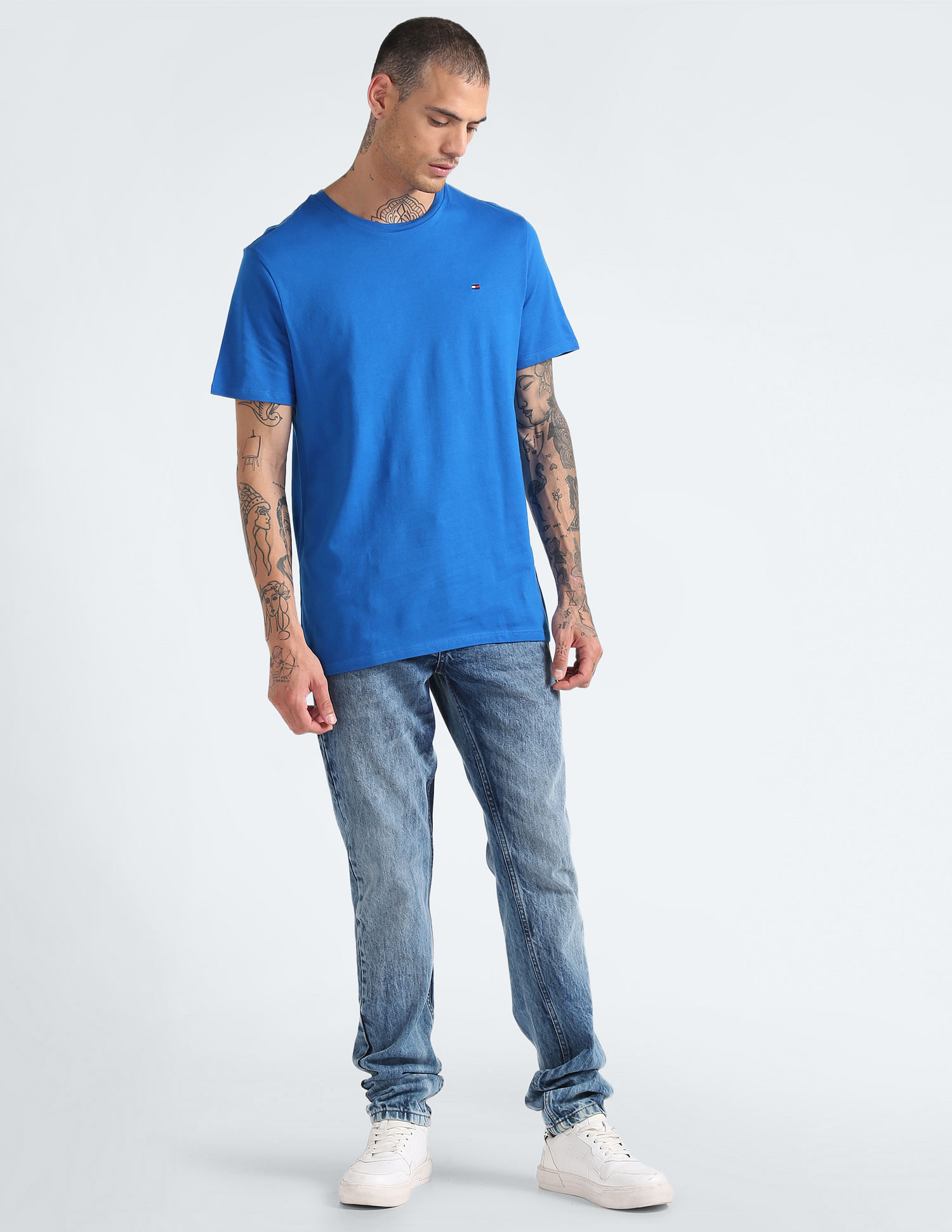 Tommy Hilfiger Solid Cotton Nantucket T-shirt