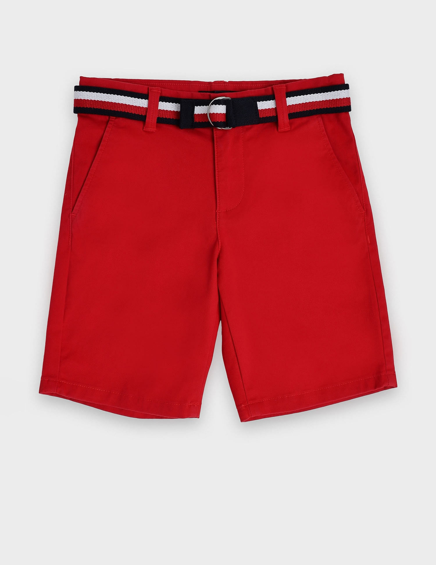 Tommy Hilfiger Kids Boys Solid Regular-Fit Cotton Shorts