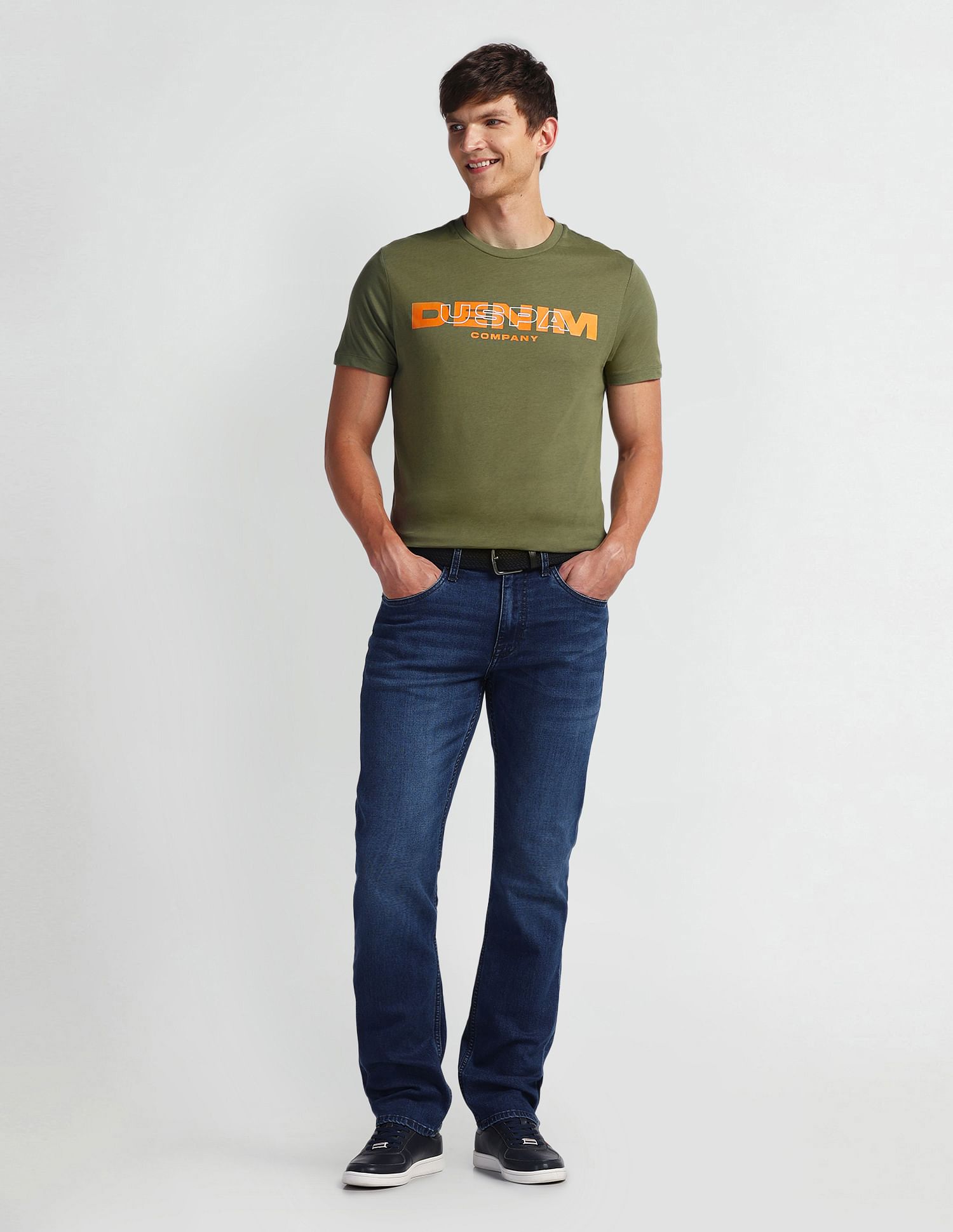 U.S. Polo Assn. Denim Co. Brand Print Muscle Fit T-Shirt