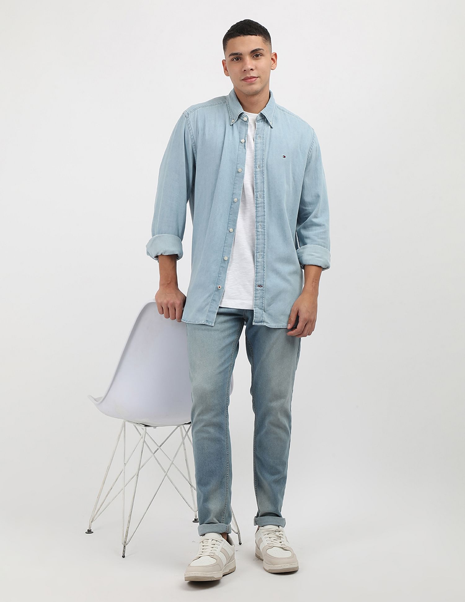 Tommy Hilfiger Light Denim Twill Shirt