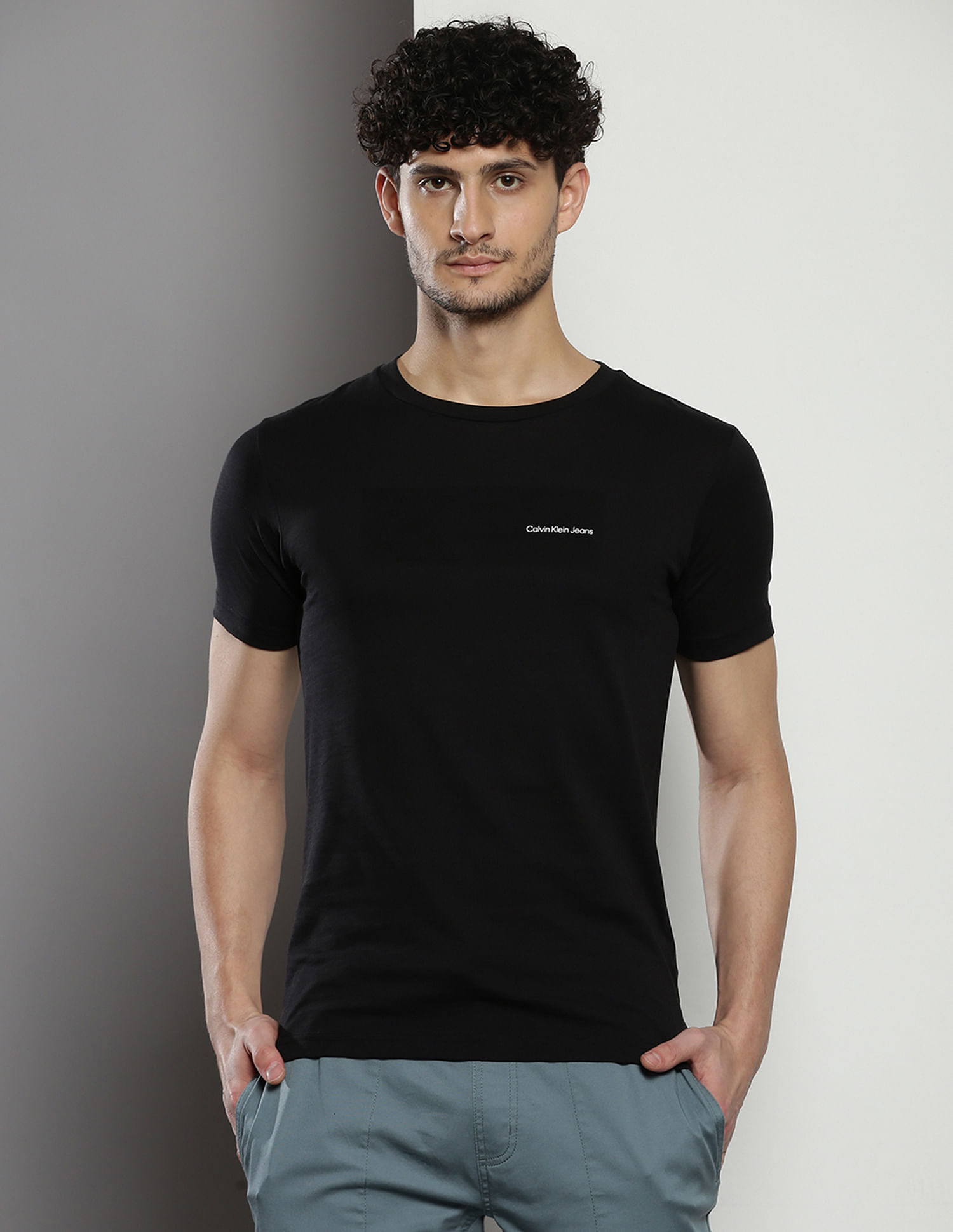 Calvin Klein Crew Neck Cotton T-Shirt