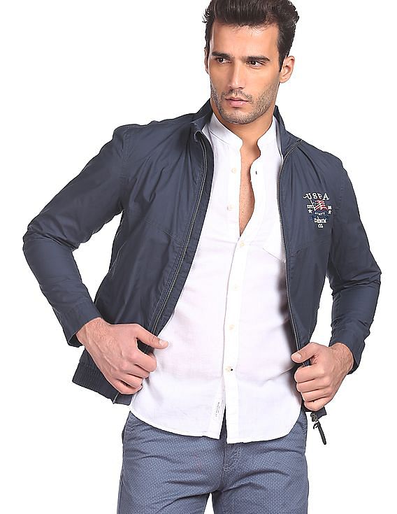 U.S. Polo Assn. Denim Co. Long Sleeve High Neck Jacket