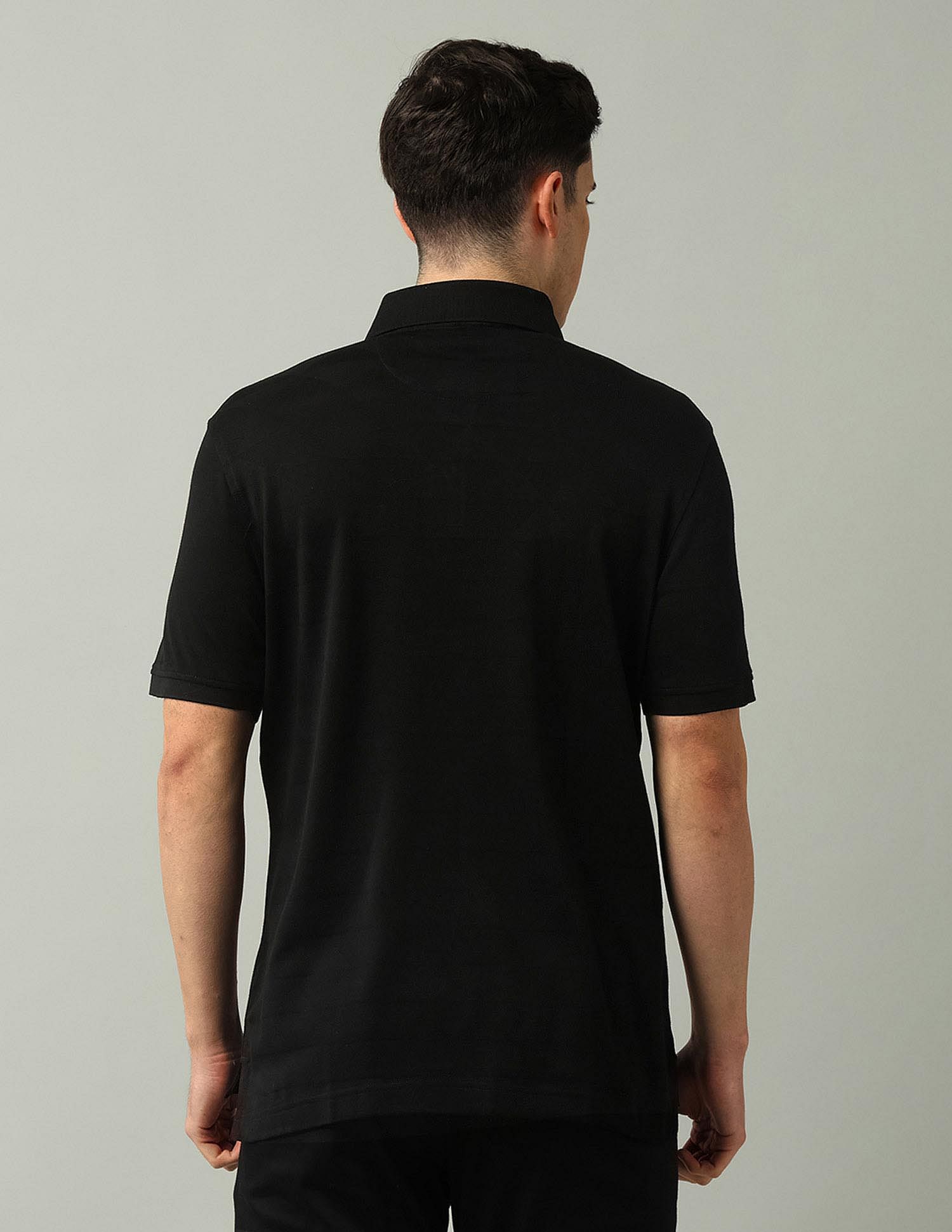 Arrow Solid Regular Fit Polo Shirt