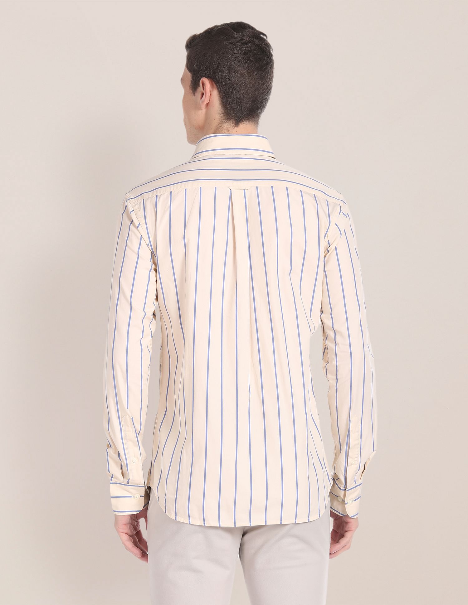 U.S. Polo Assn. Premium Cotton Striped Casual Shirt