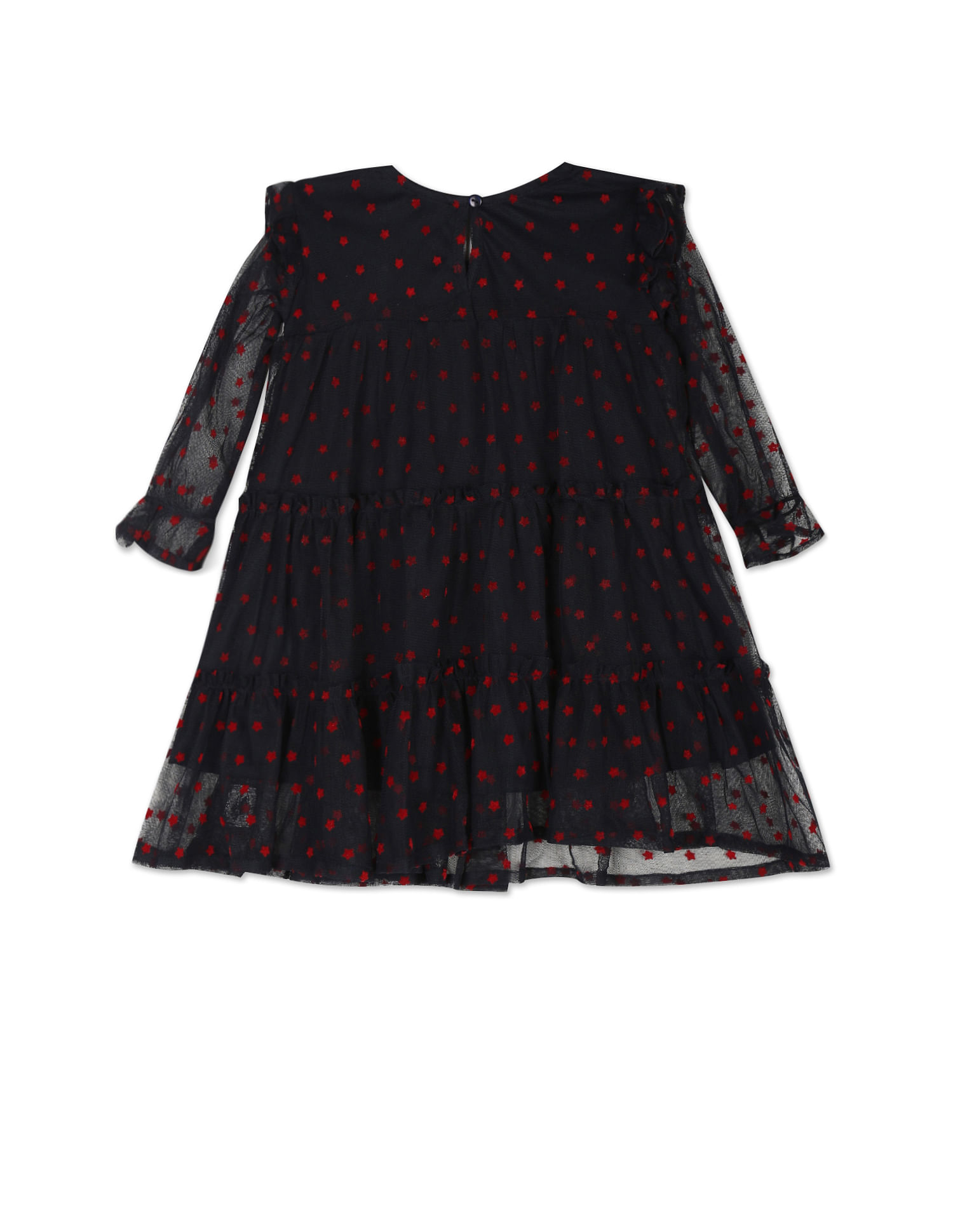 U.S. Polo Assn. Kids All Over Geometric Print Swing Dress