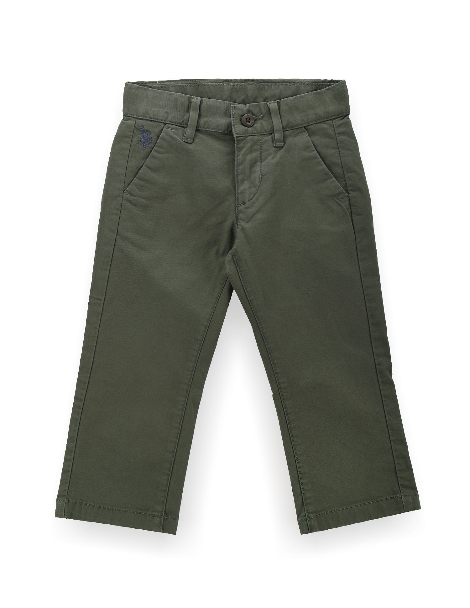 Buy Pants Polo Ralph Lauren Kids elasticated-waistband cotton trousers  (855803002) | Luxury online store First Boutique