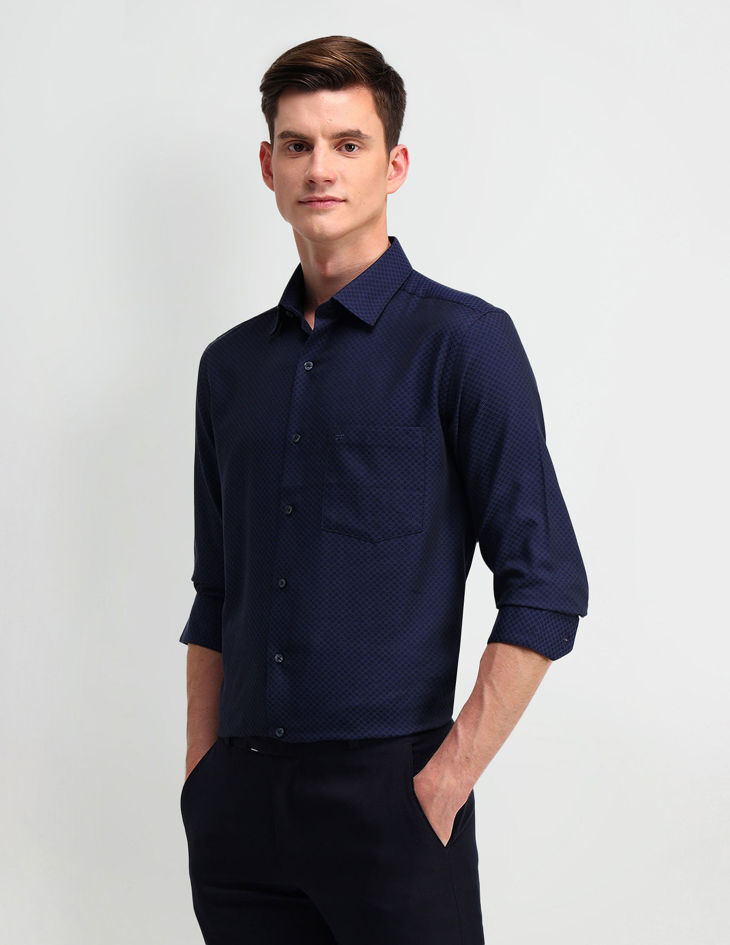 Arrow Liberty Classic Fit Cotton Shirt