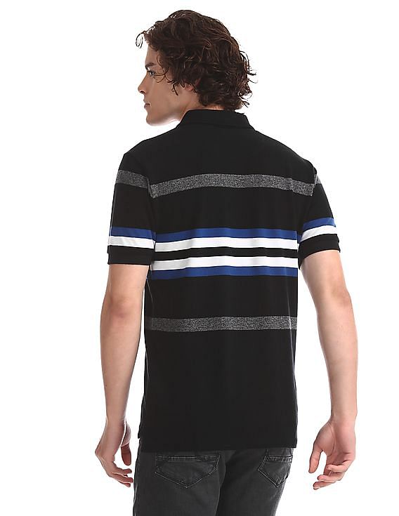 U.S. Polo Assn. Horizontal Stripe Cotton Polo Shirt