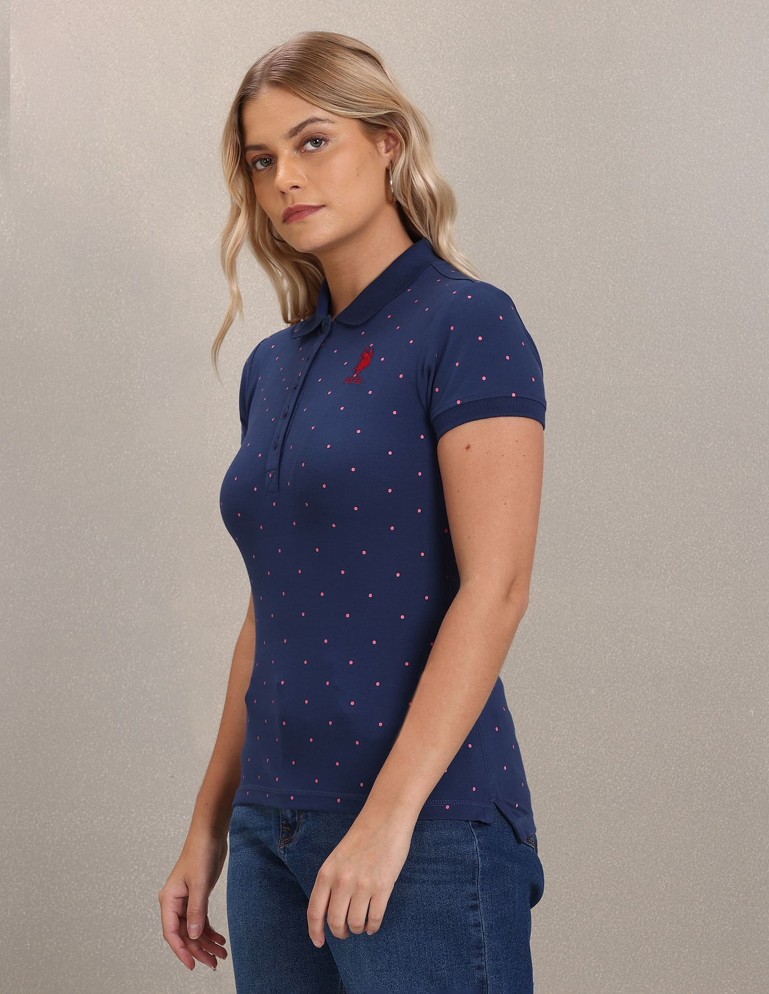 トップス SHISHIKUI POLO / NAVY Girls' Short Sleeve Pique Uniform Polo Shirt - Cat & Jack