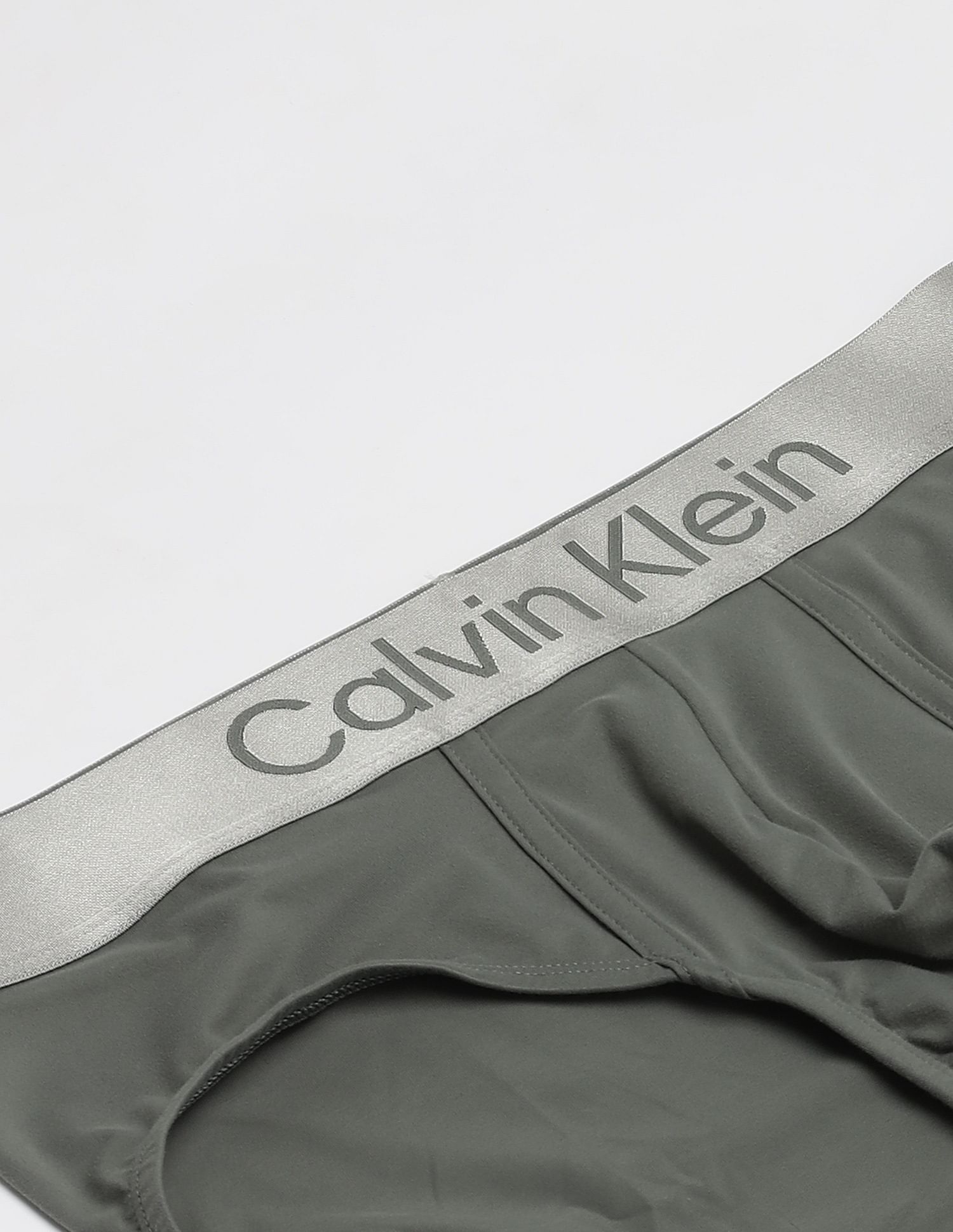 Calvin Klein Underwear Low Rise Solid Grey Briefs