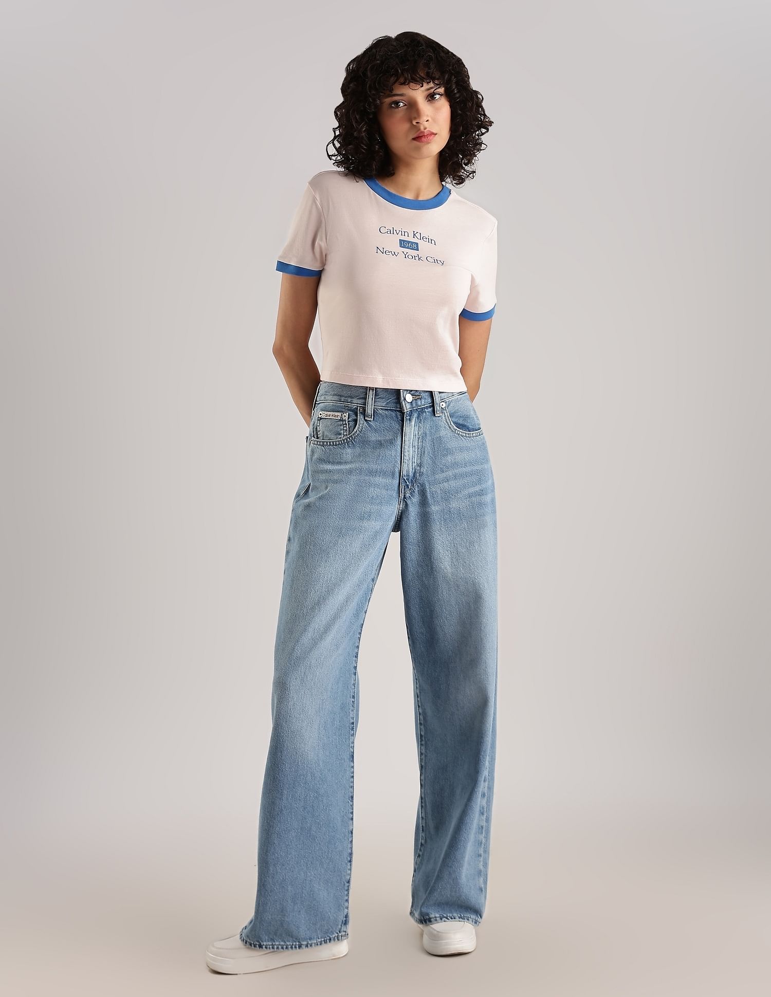 Buy Calvin Klein Jeans Logo Regular-Fit Cotton T Shirt