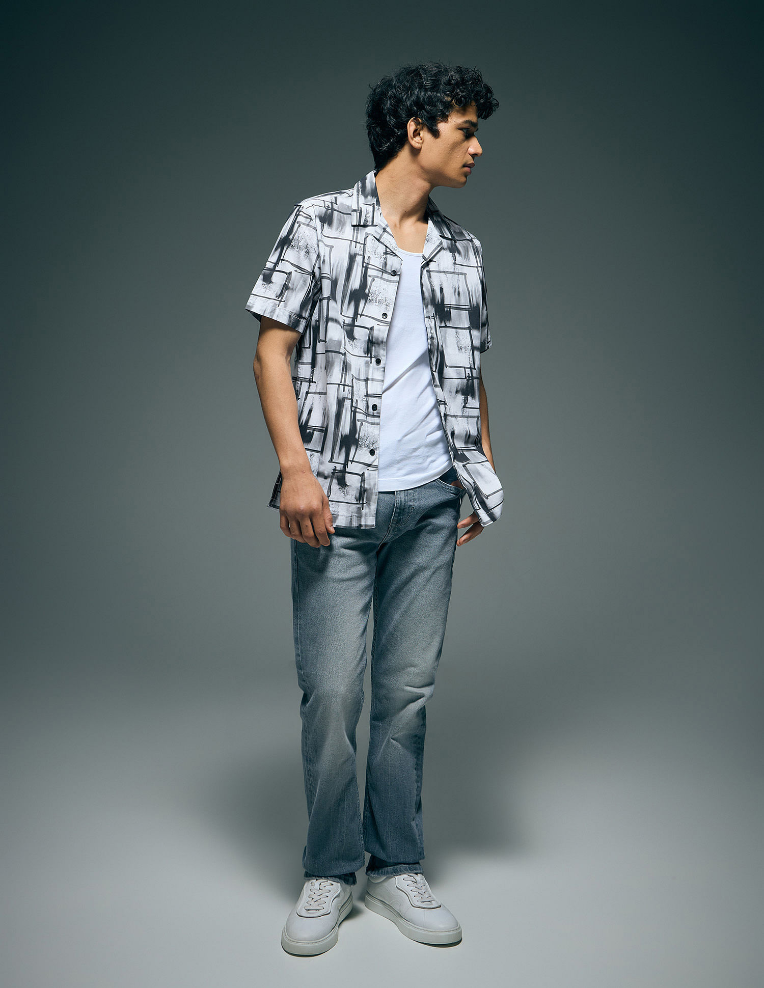 Flying Machine Pure Cotton Original Cuban Shirt