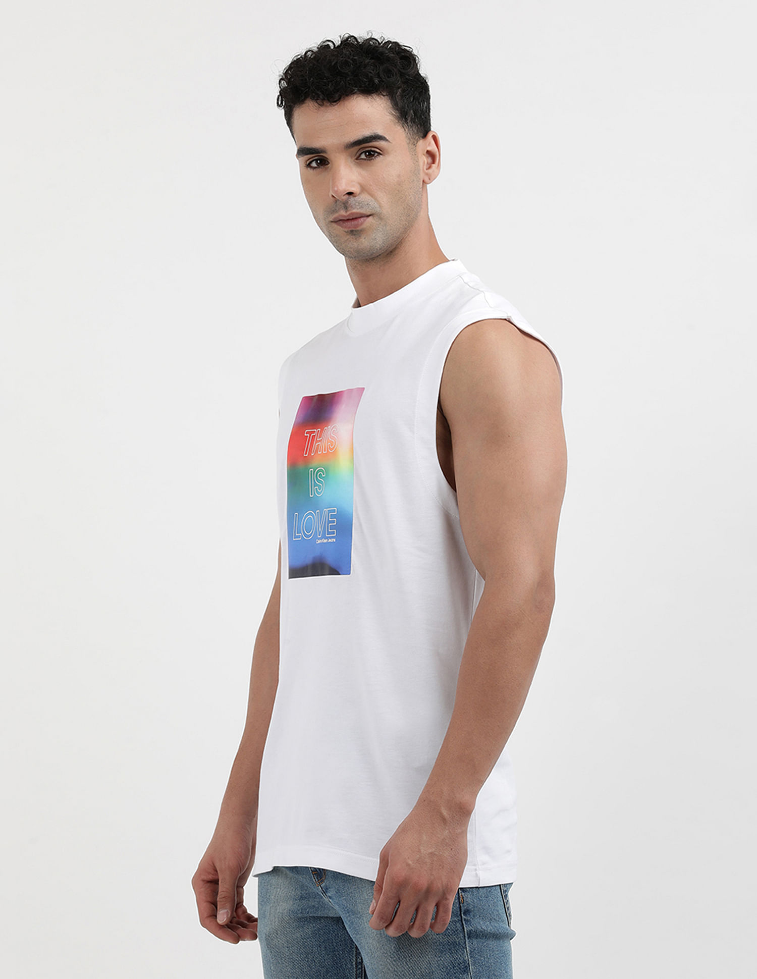 Calvin Klein Jeans Regular Fit Printed Tank