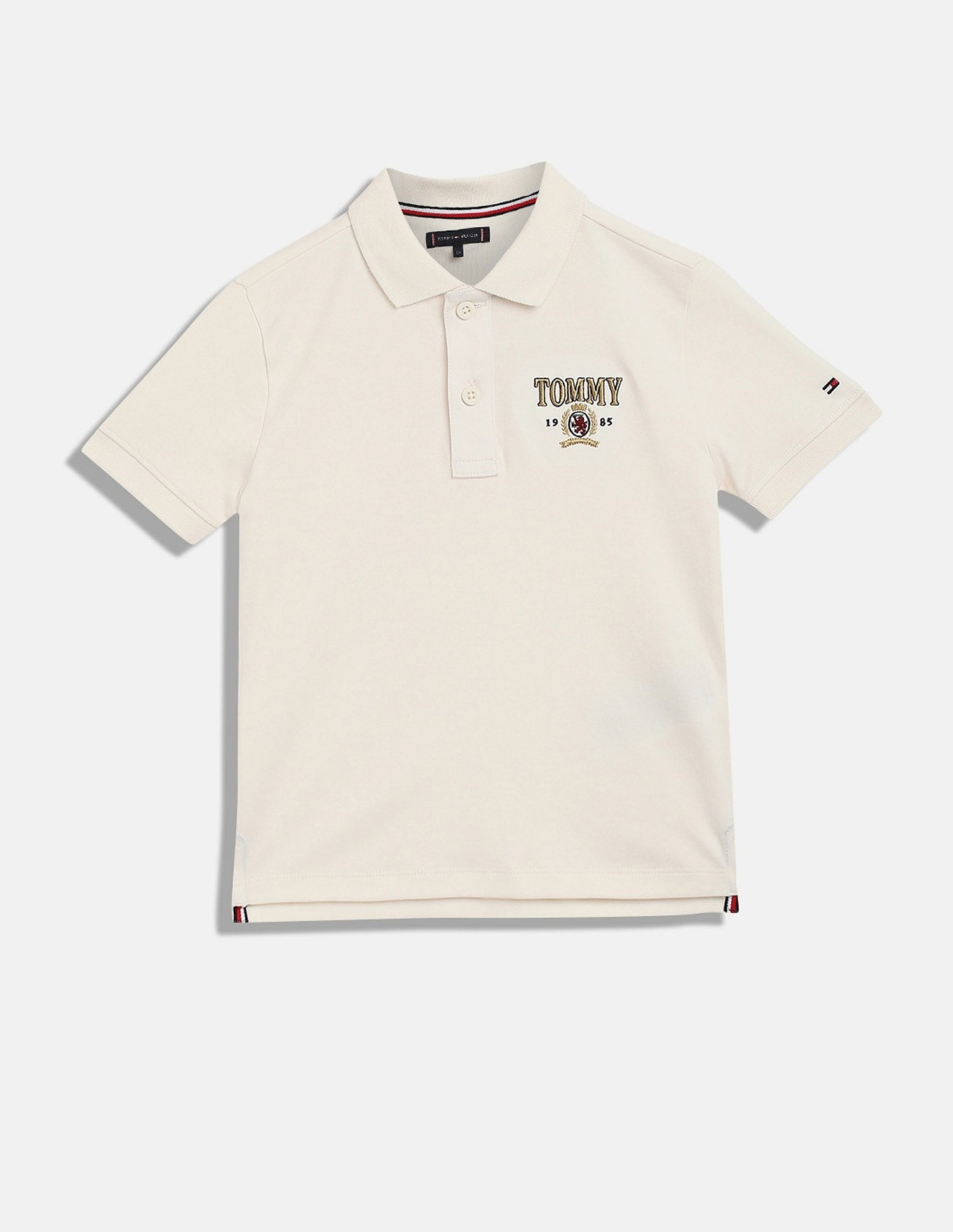 Tommy Hilfiger Kids Boys Logo Regular-Fit Cotton Polo T-Shirt