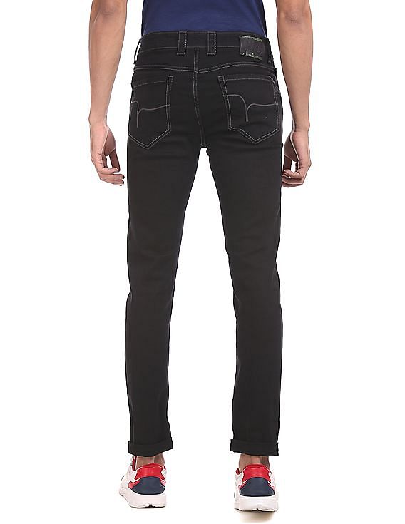 Flying Machine Jackson Skinny Fit Rinsed Low Waist Jeans