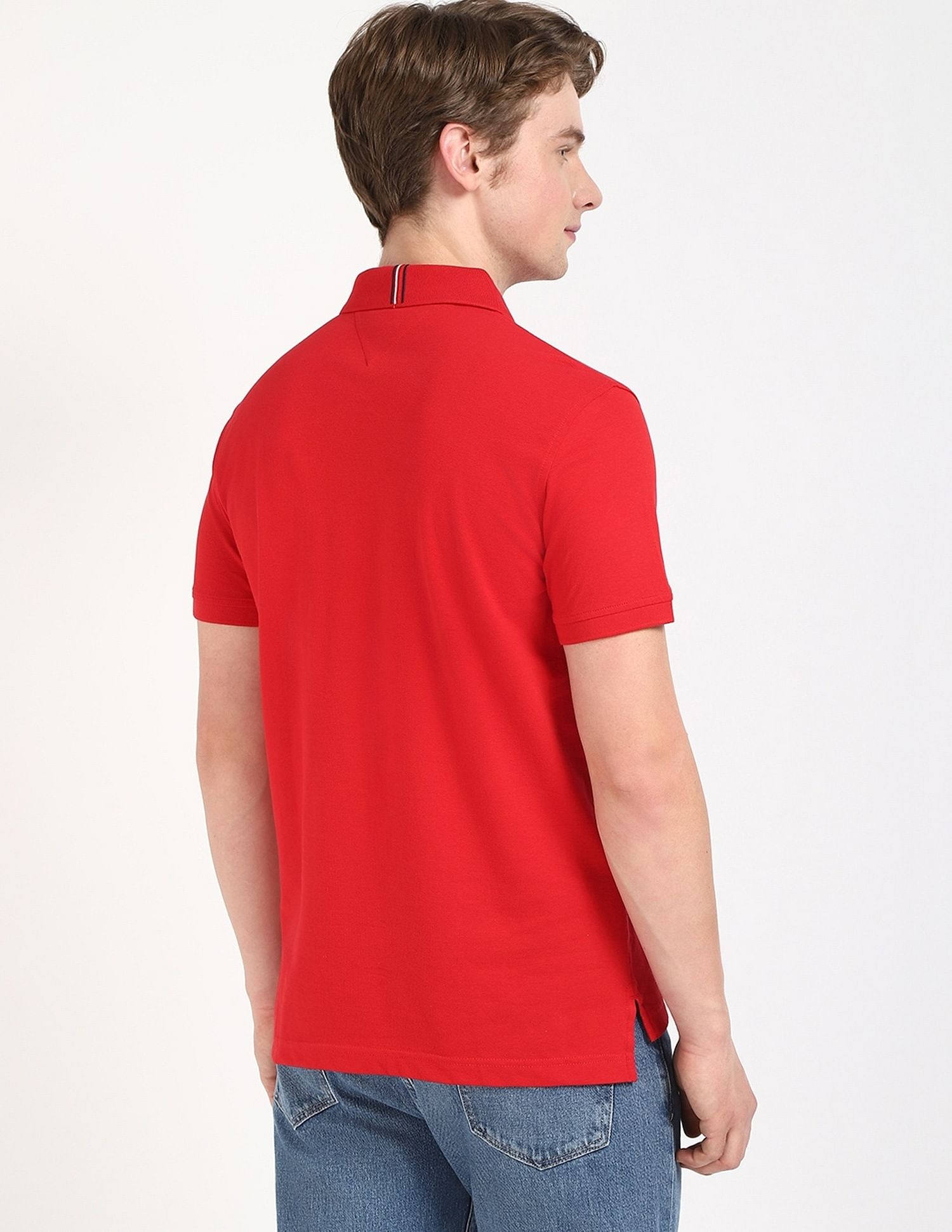 Tommy Hilfiger Logo Regular-Fit Cotton Polo Shirt