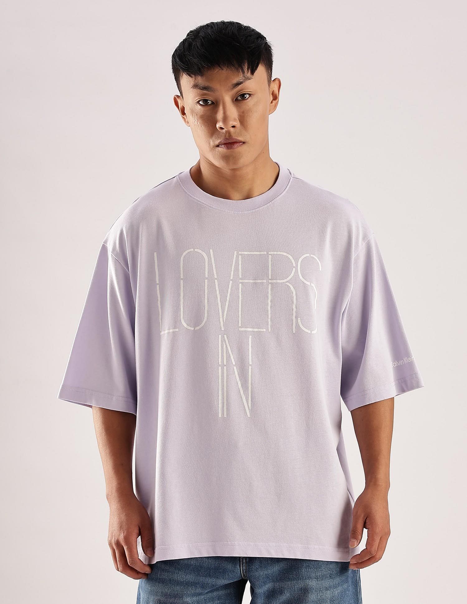Calvin Klein Jeans Printed Regular Fit Cotton T-Shirt