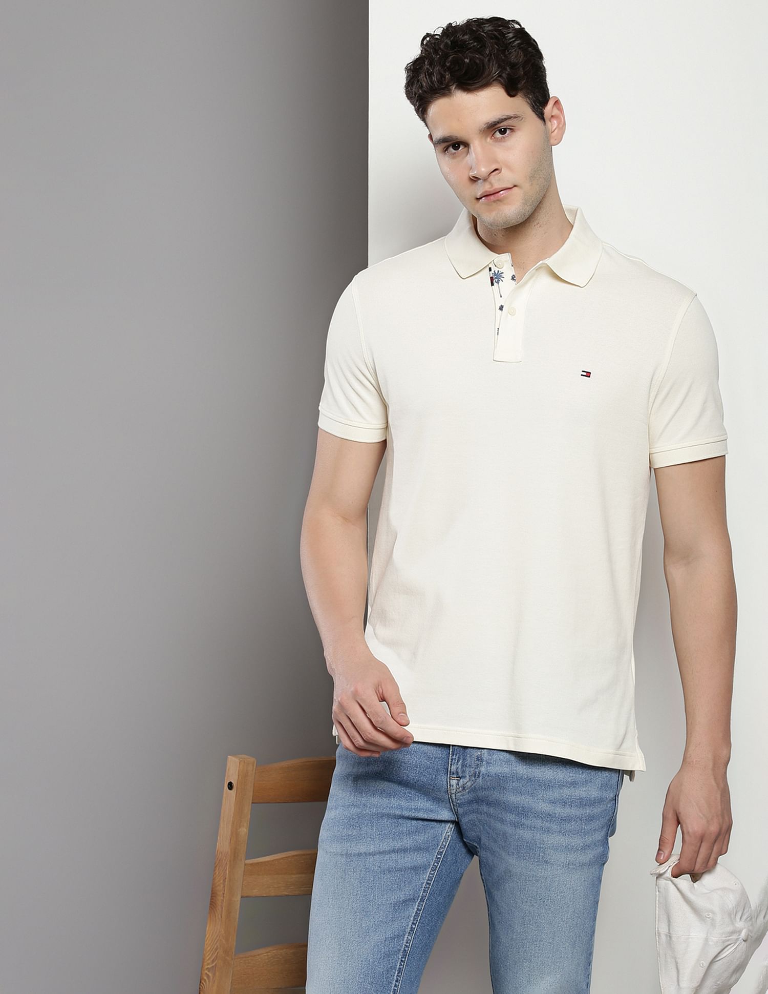 Tommy Hilfiger Organic Cotton Solid Polo Shirt
