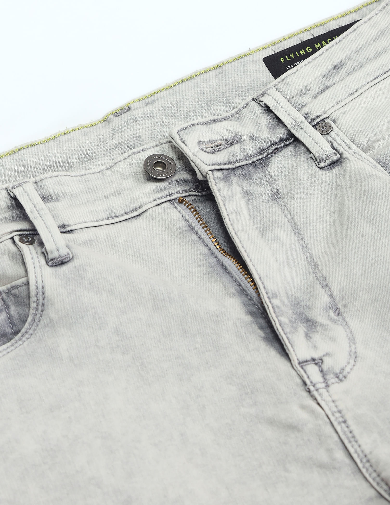Flying Machine Mid Rise Straight Fit Jeans
