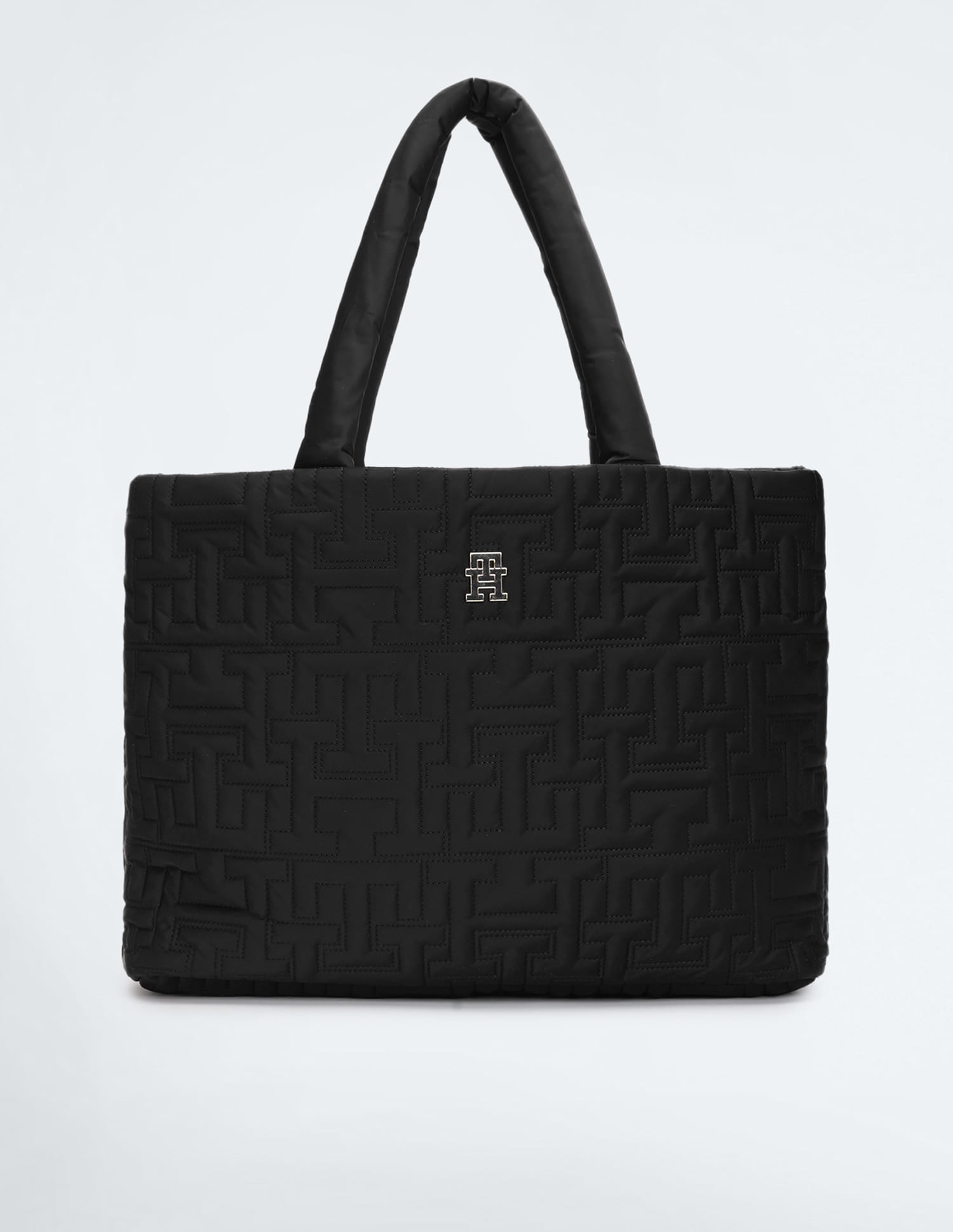 Buy Tommy Hilfiger Chic Monogram Quilted Tote Bag
