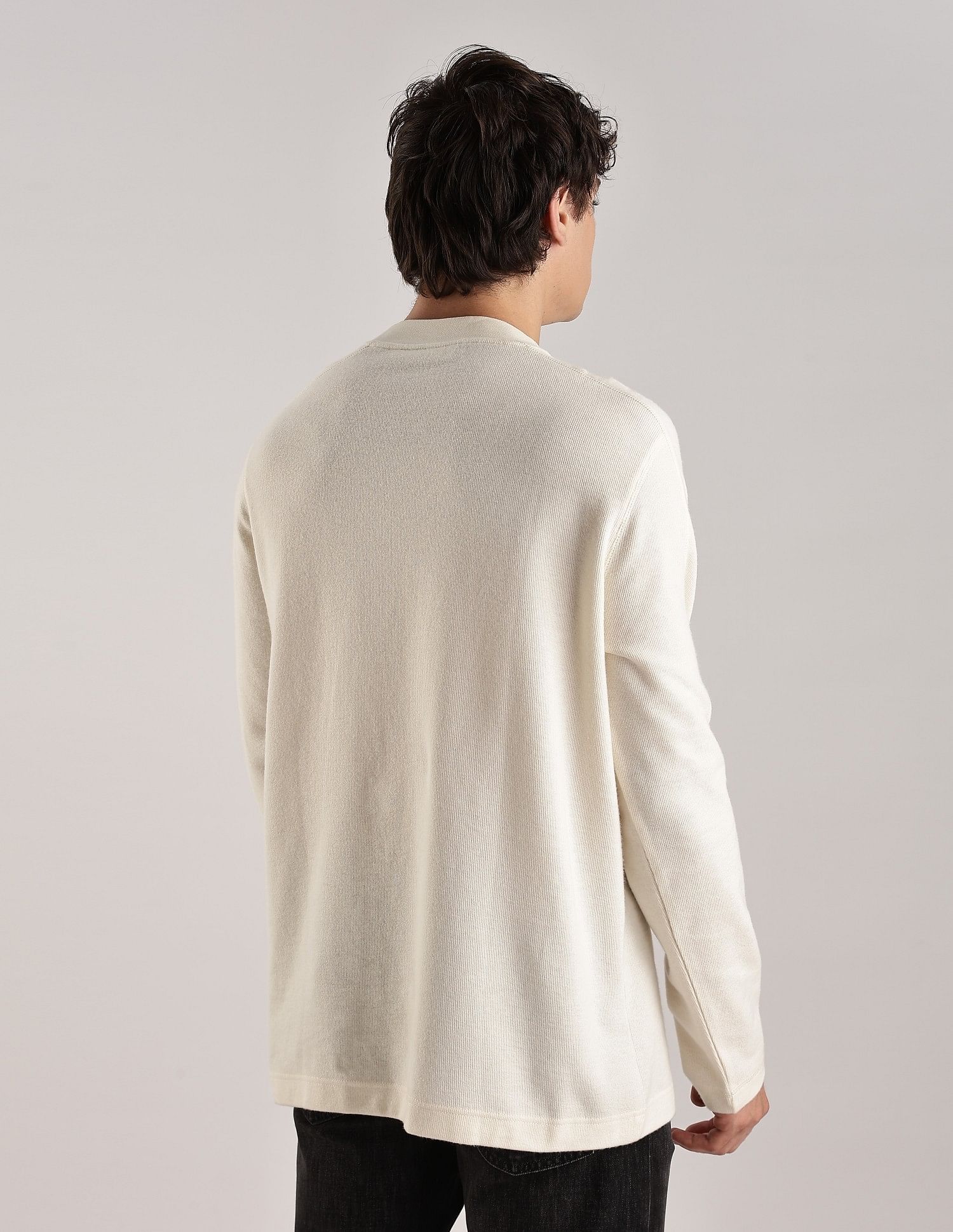 Calvin Klein Jeans Solid Regular-Fit Cotton T-Shirt