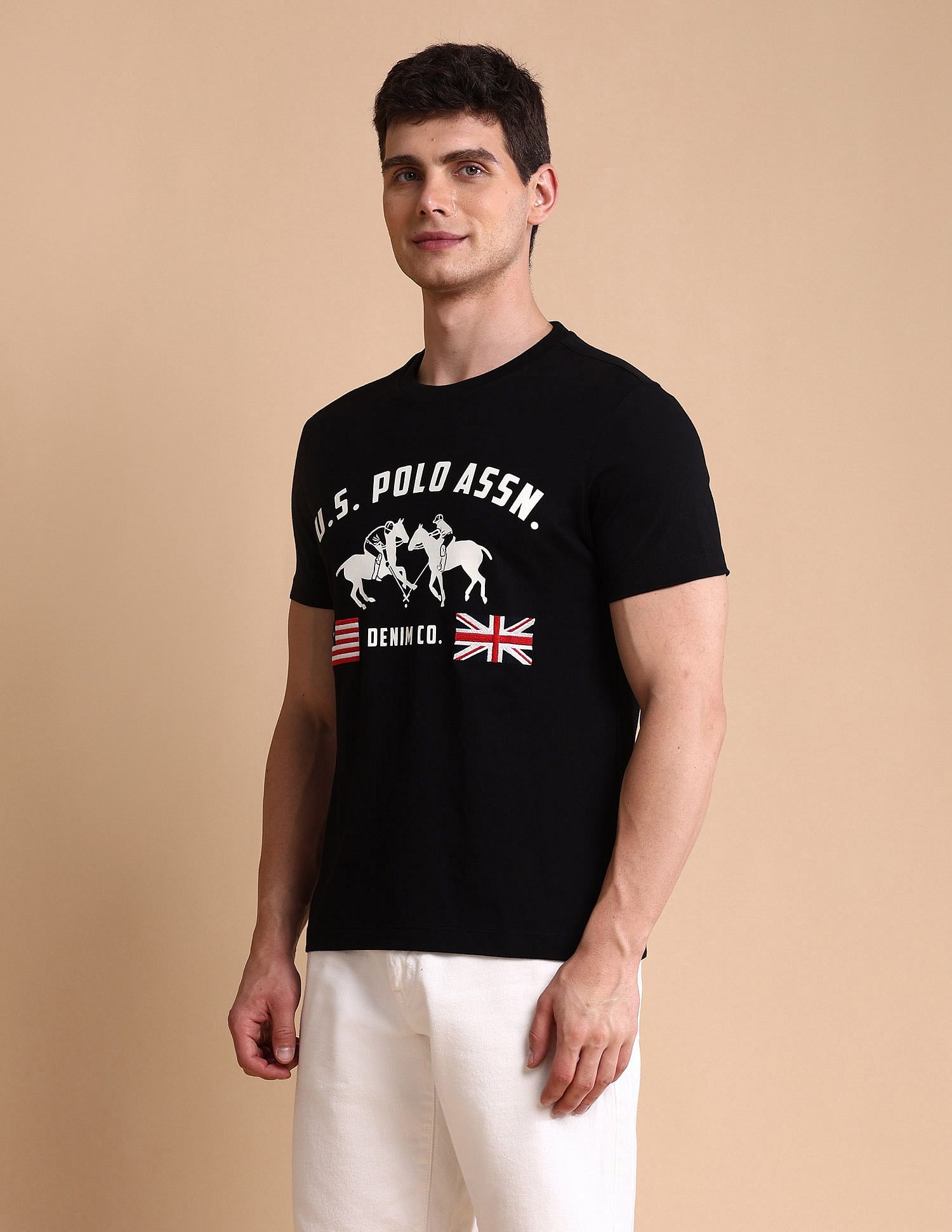 U.S. Polo Assn. Denim Co. Brand Printed Muscle Fit T-Shirt