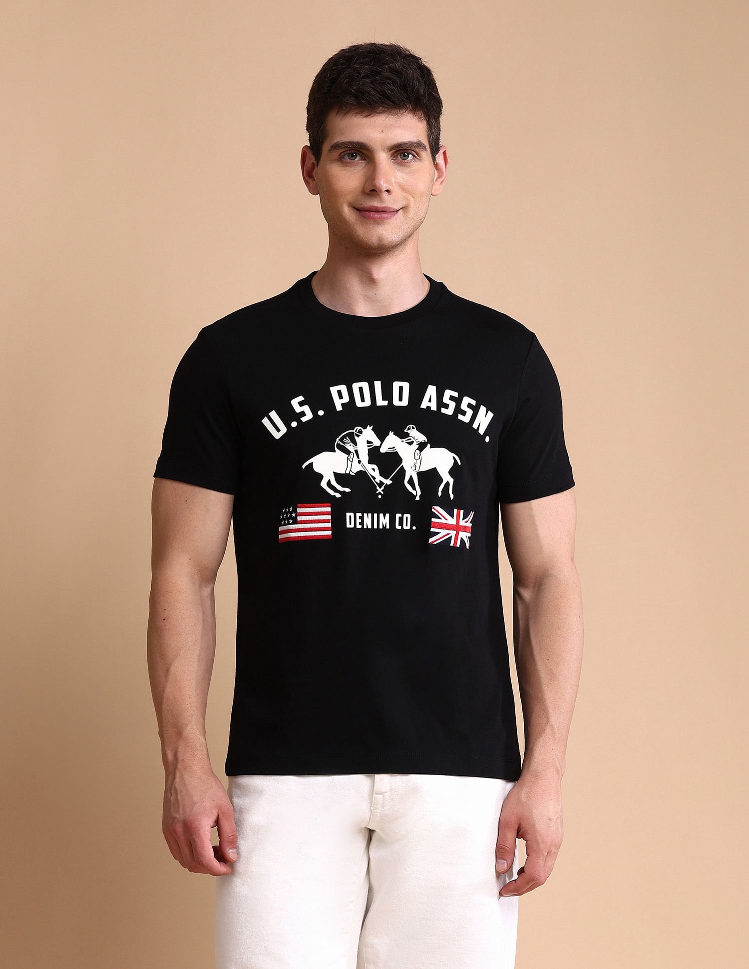 U.S. Polo Assn. Denim Co. Brand Printed Muscle Fit T-Shirt