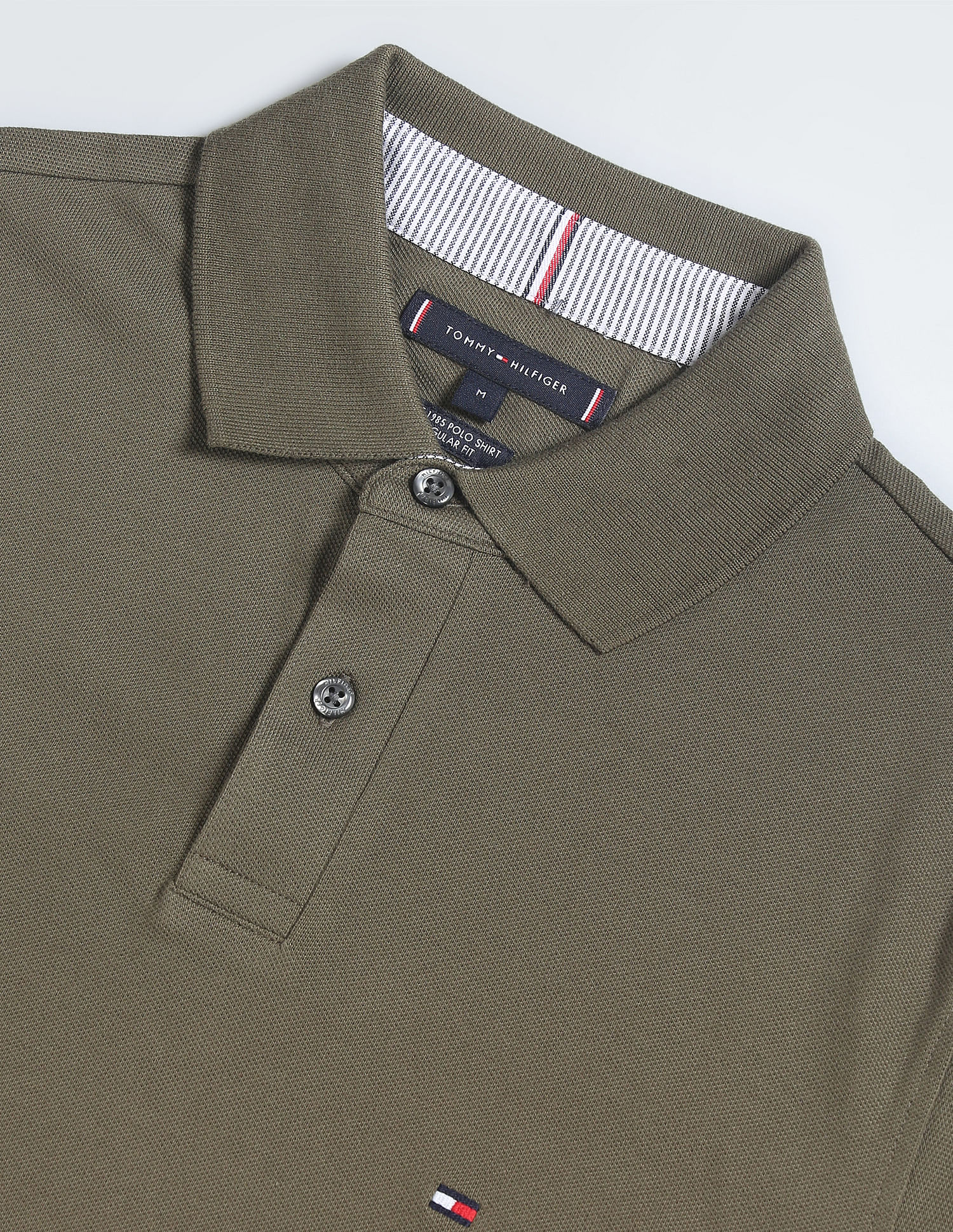 Tommy Hilfiger 1985 Organic Cotton Solid Polo Shirt