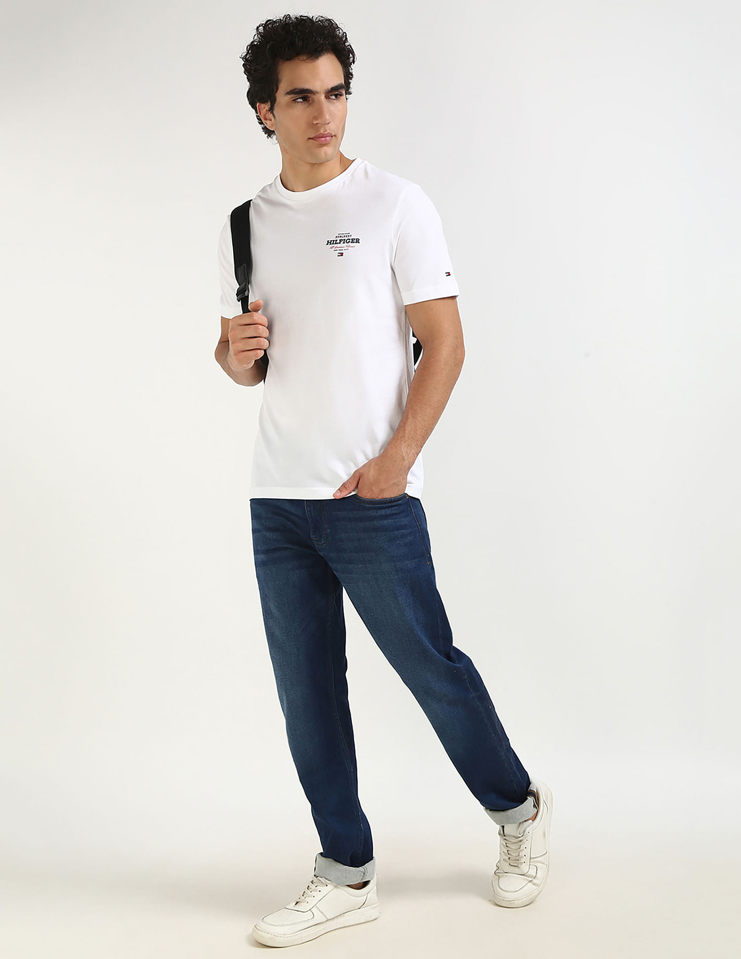Tommy Hilfiger Logo Regular-Fit Cotton T-Shirt
