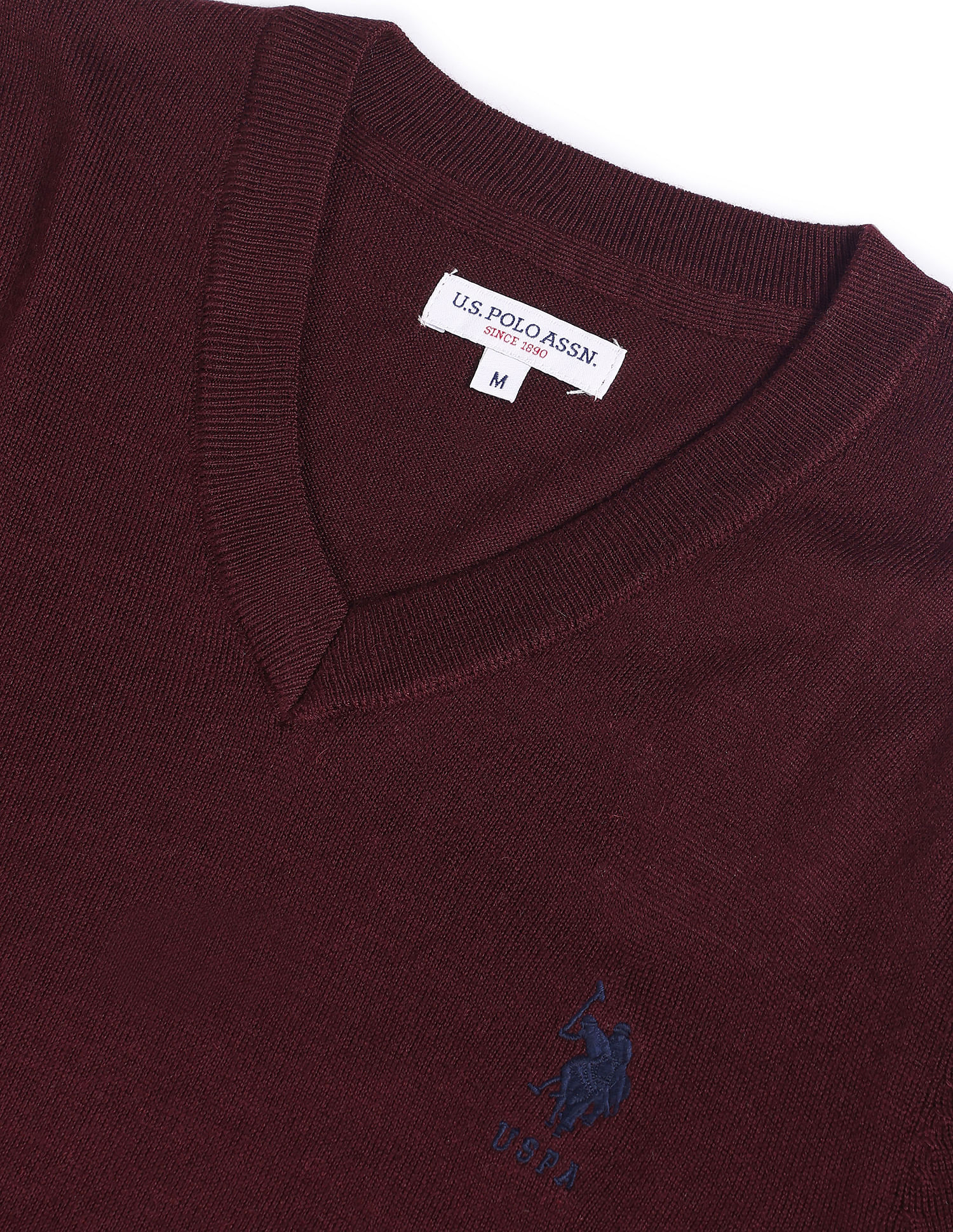 polo v neck long sleeve