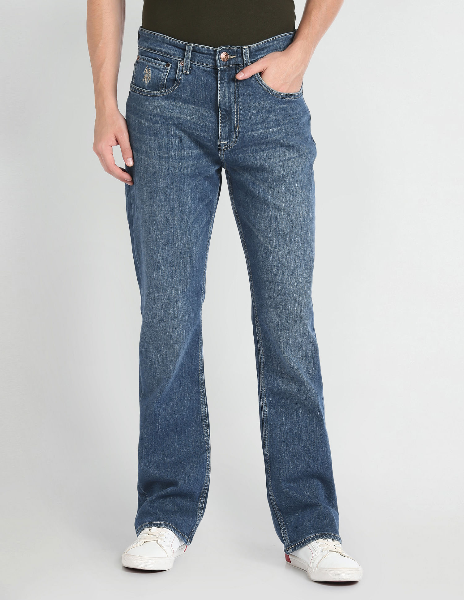 U.S. Polo Assn. Denim Co. Connor Bootcut Fit Blue Jeans