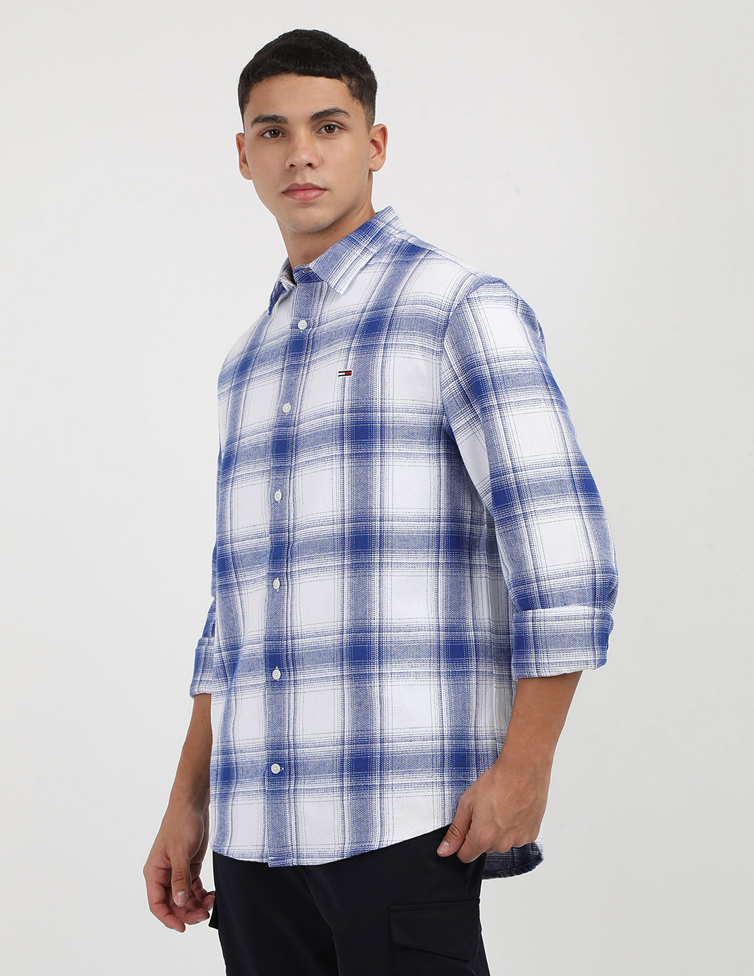 Tommy Hilfiger Tartan Check Flannel Cotton Shirt