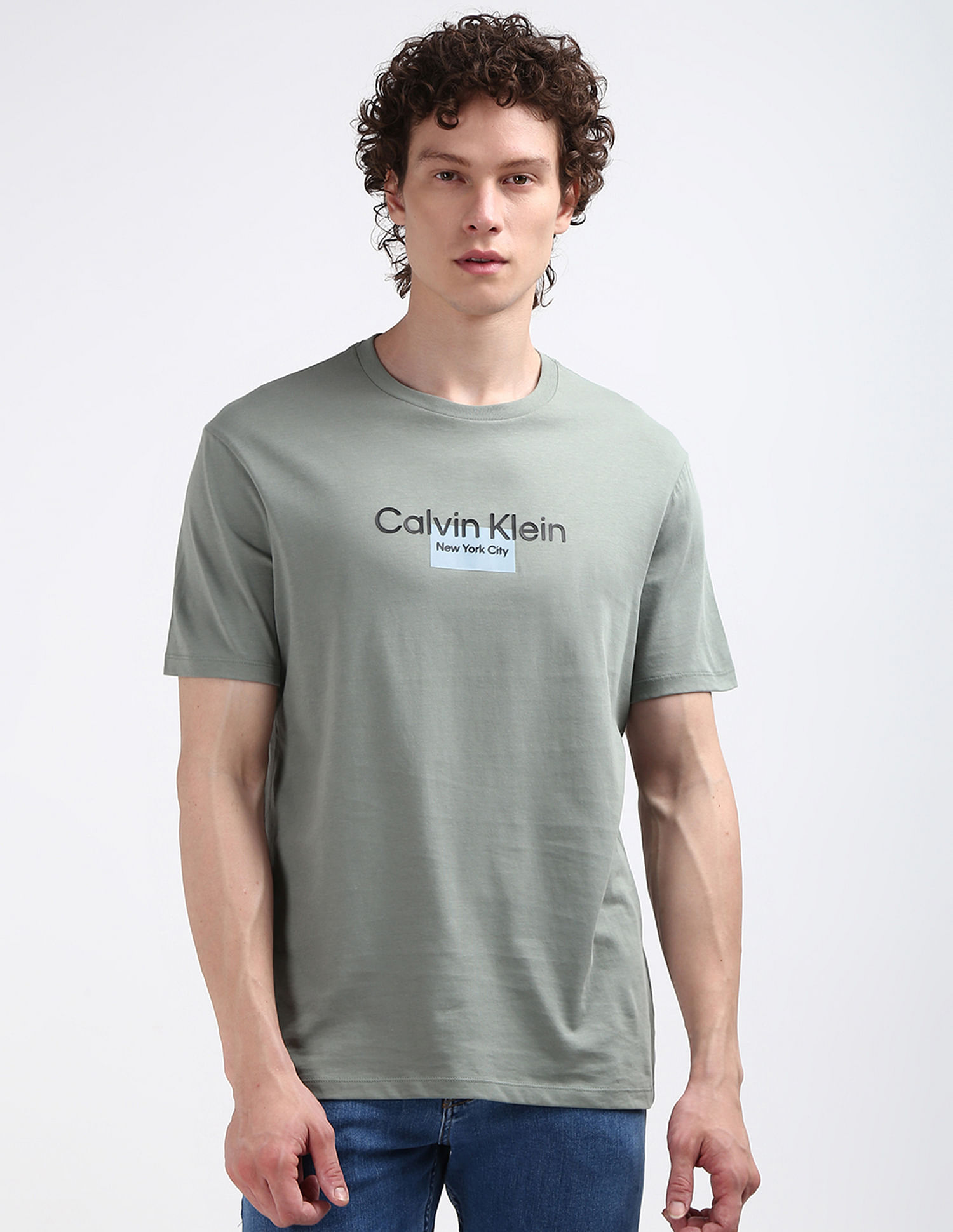 Calvin Klein Sustainable Centre Box Logo T-Shirt