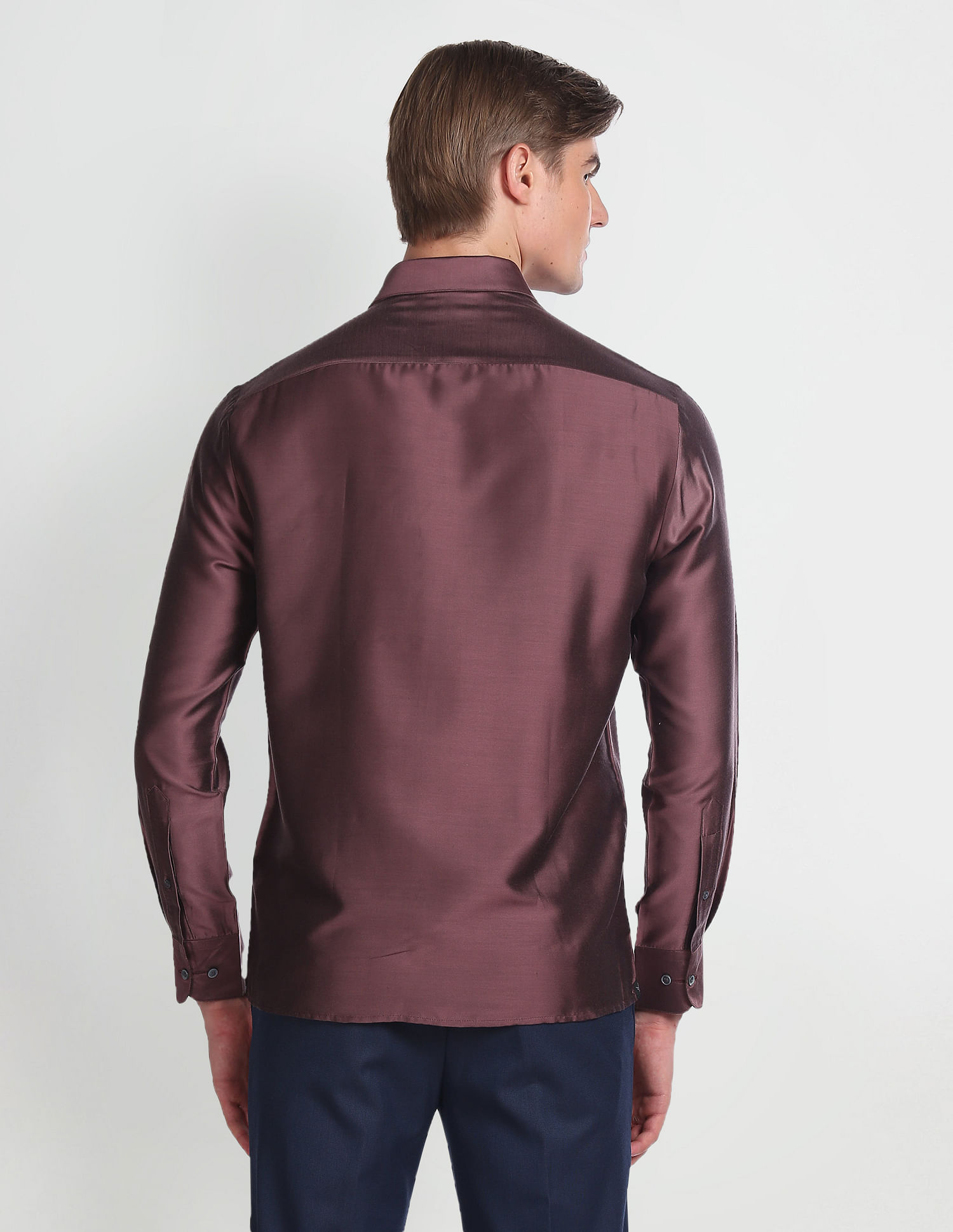 Arrow Solid Dobby Formal Shirt