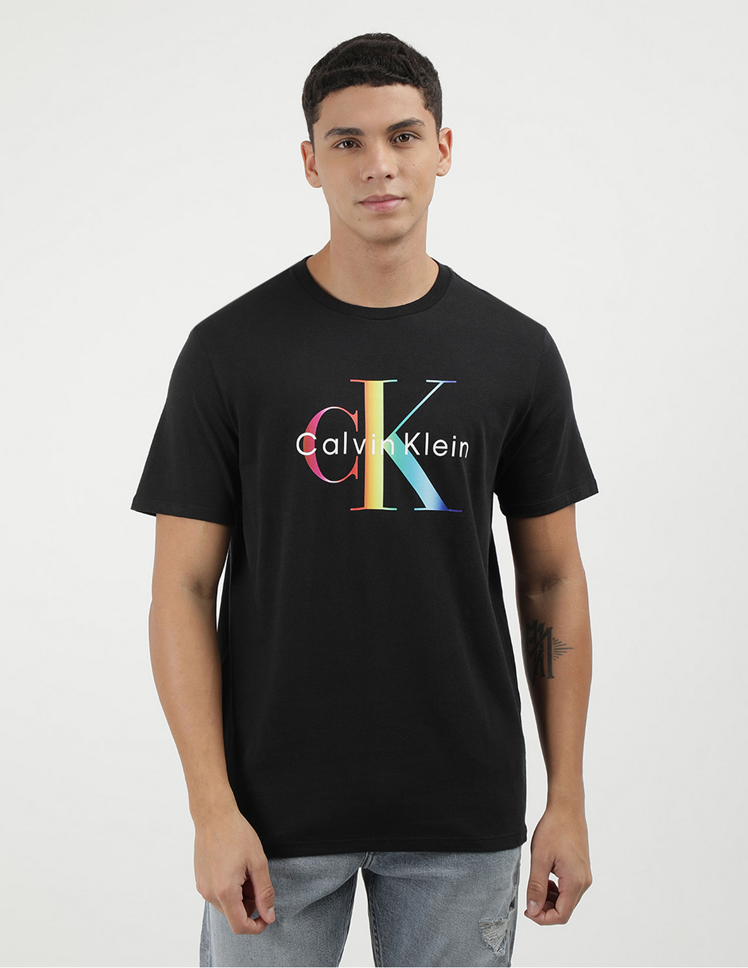 Calvin Klein Crew Neck Monogram T-Shirt