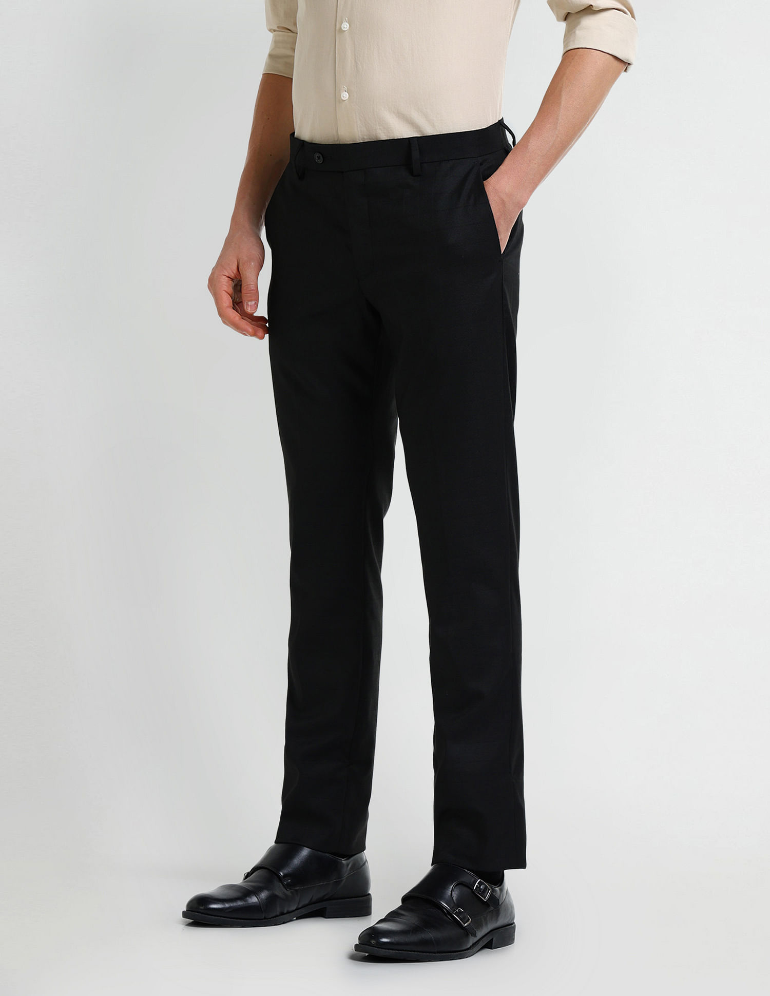 Arrow Checked Dobby weave Trousers
