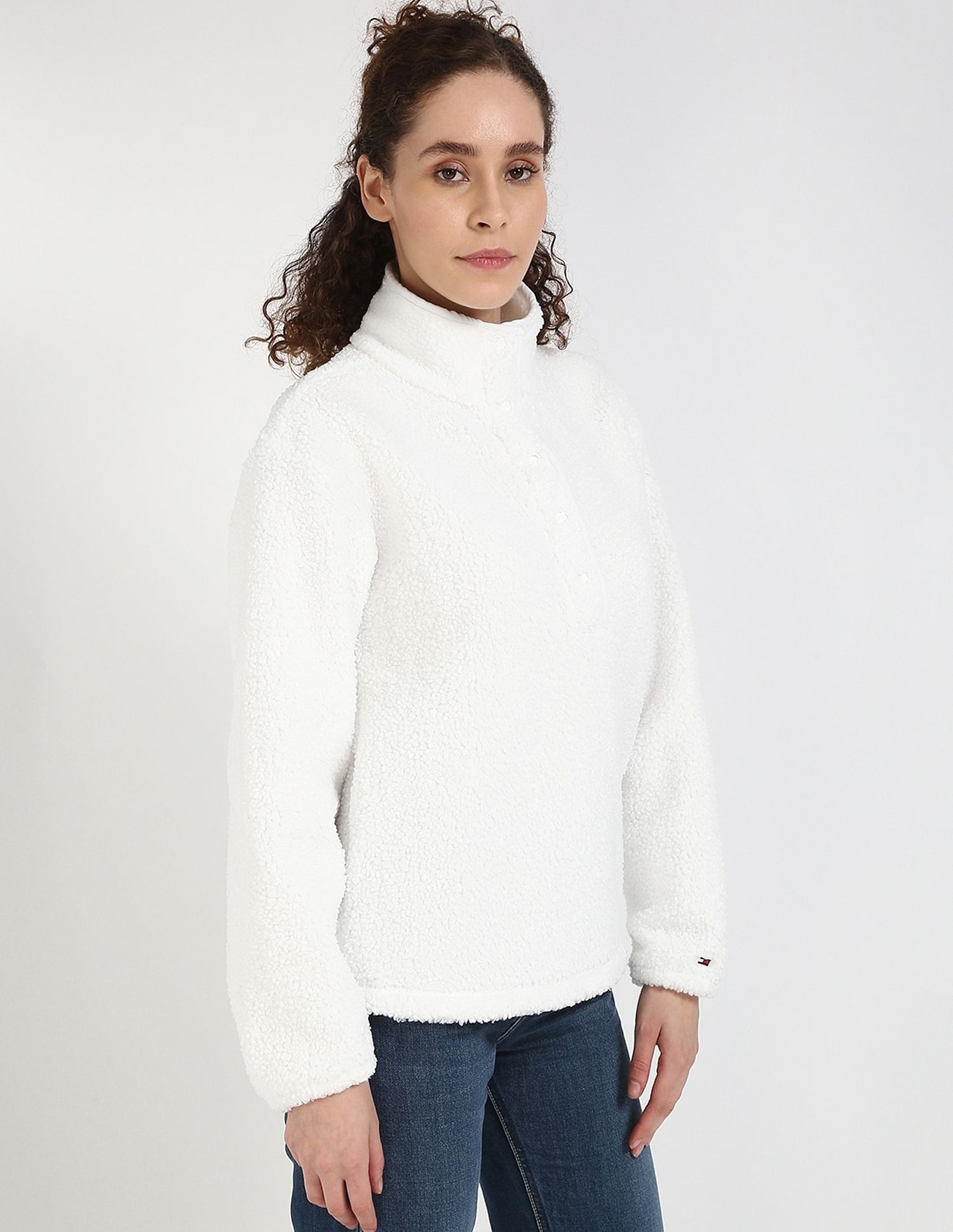 Tommy Hilfiger Regular-Fit Polyester High-Neck Sweatshirt