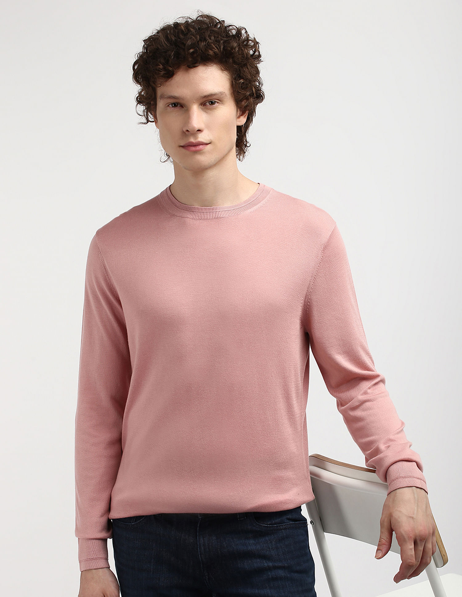 Tommy Hilfiger Cotton Lyocell Crew Neck Sweater