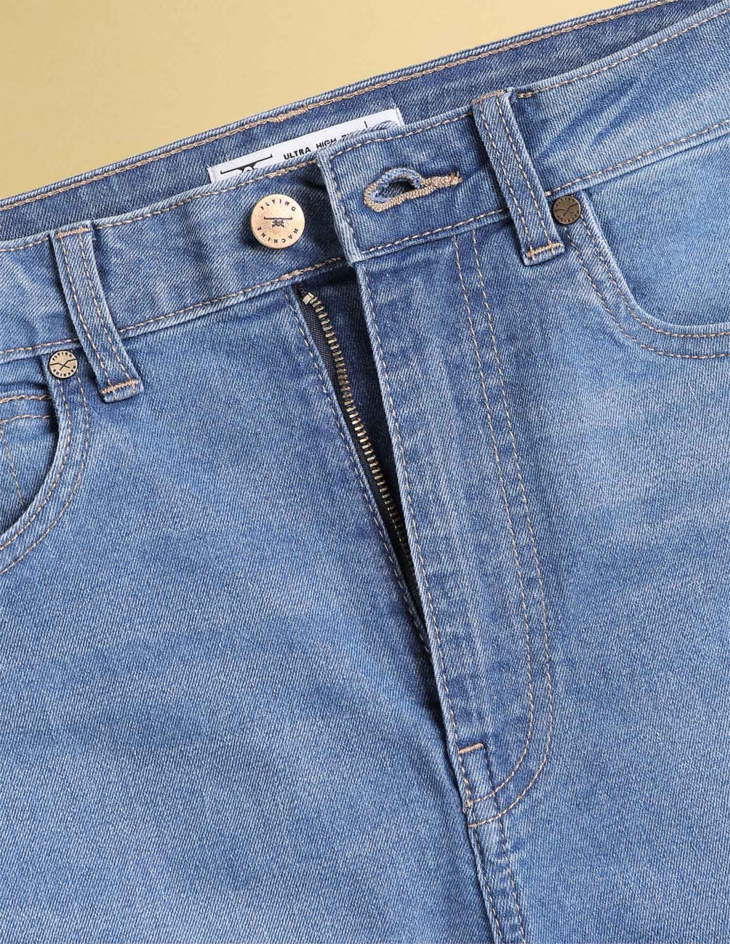 Flying Machine Women K-Street X Flared Fit Vintage Jeans