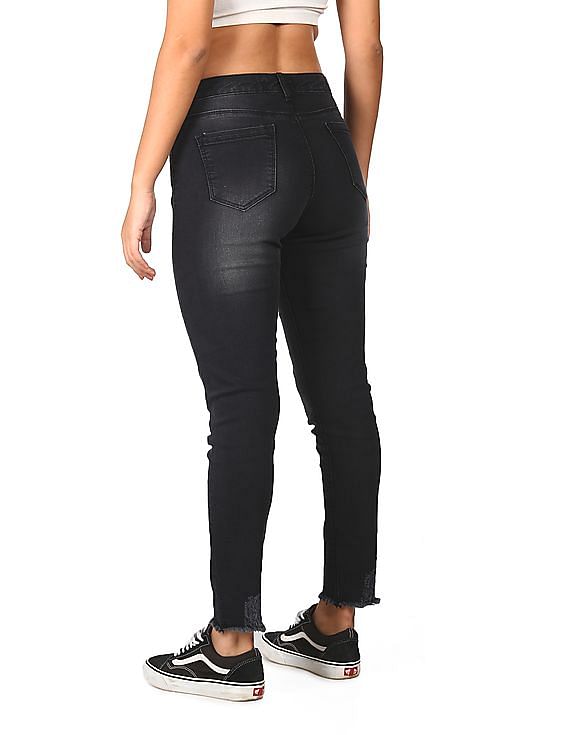 Flying Machine Women Mid Rise Clean Look Jeans