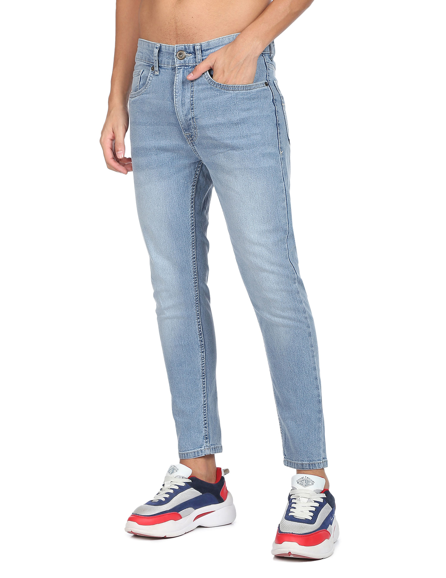 Flying Machine Mid Rise MJ Mankle Slim Fit Jeans