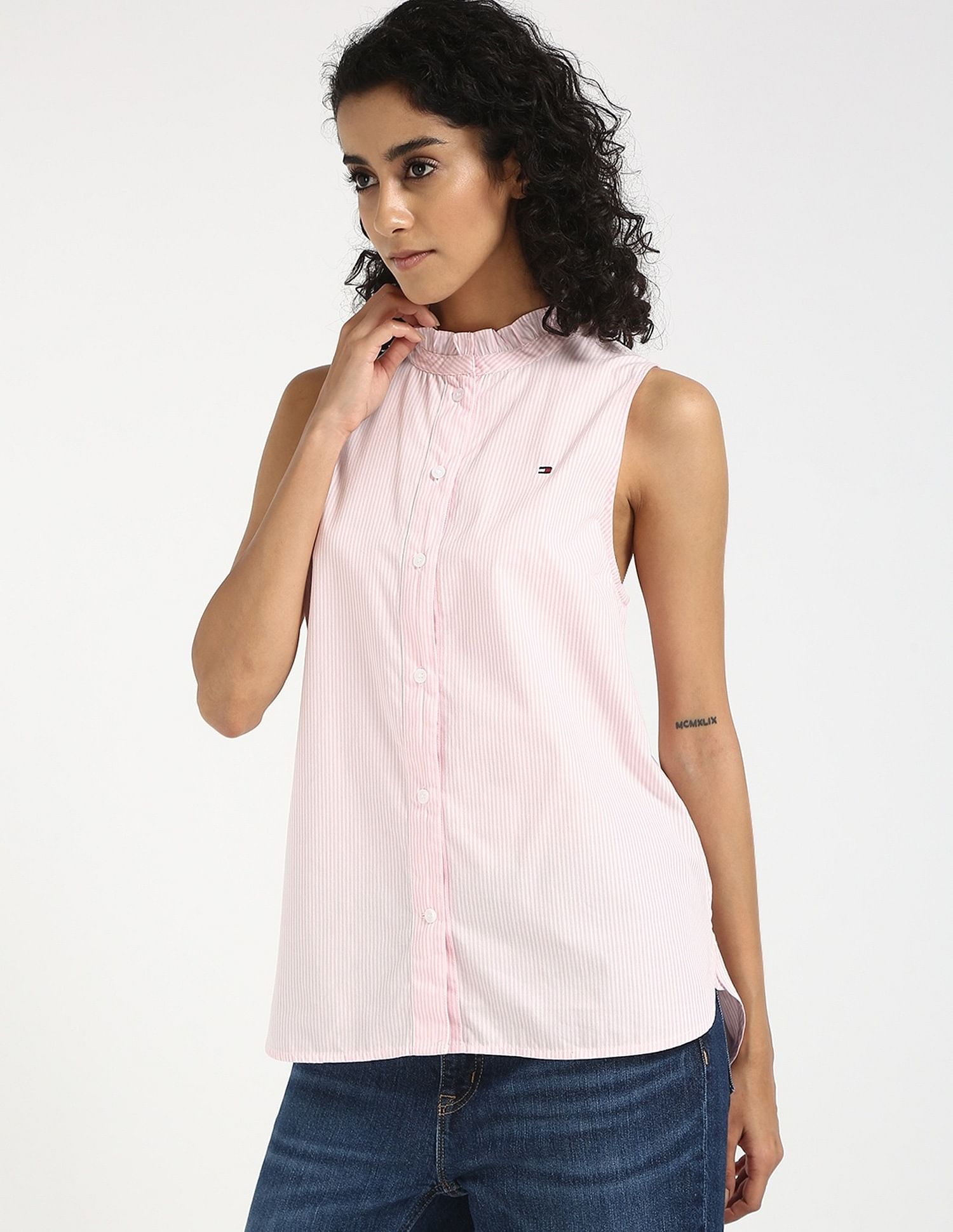 Tommy Hilfiger Striped Regular-Fit Cotton Shirt