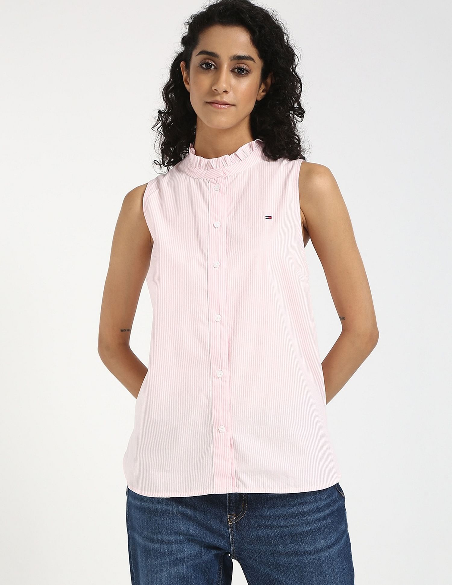 Tommy Hilfiger Striped Regular-Fit Cotton Shirt