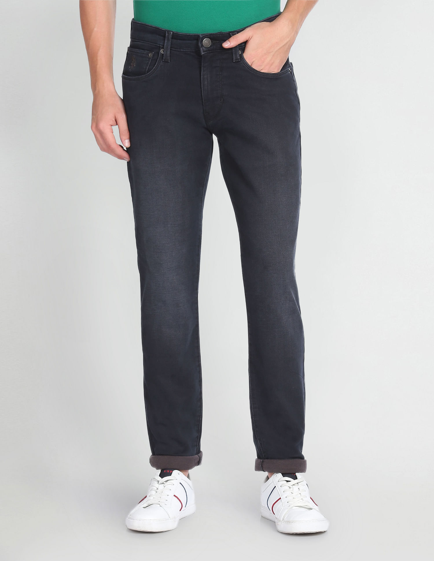 U.S. Polo Assn. Denim Co. Brandon Slim Tapered Fit Blue Jeans