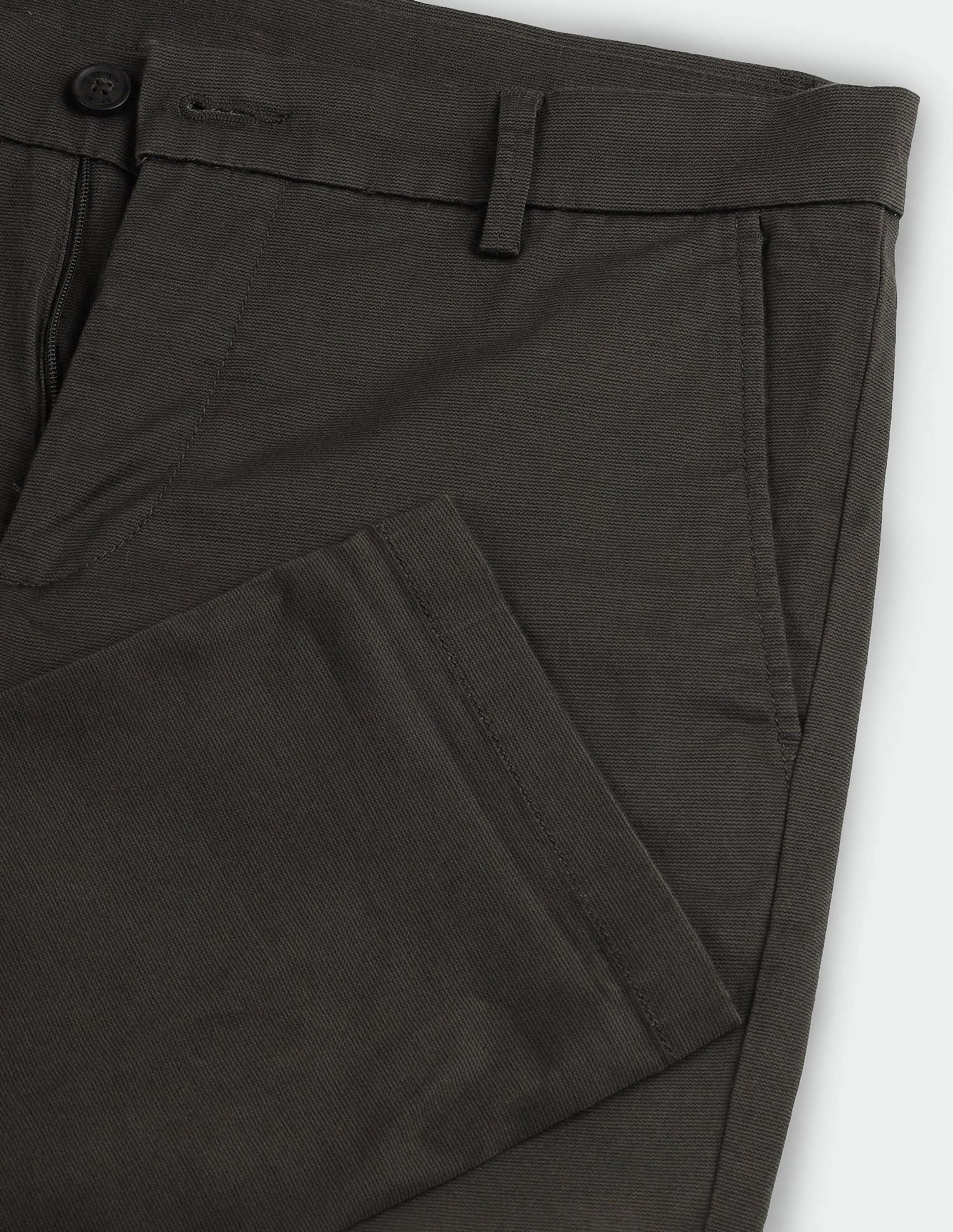 Arrow Sport Slim Fit Geometric Patterned Trousers