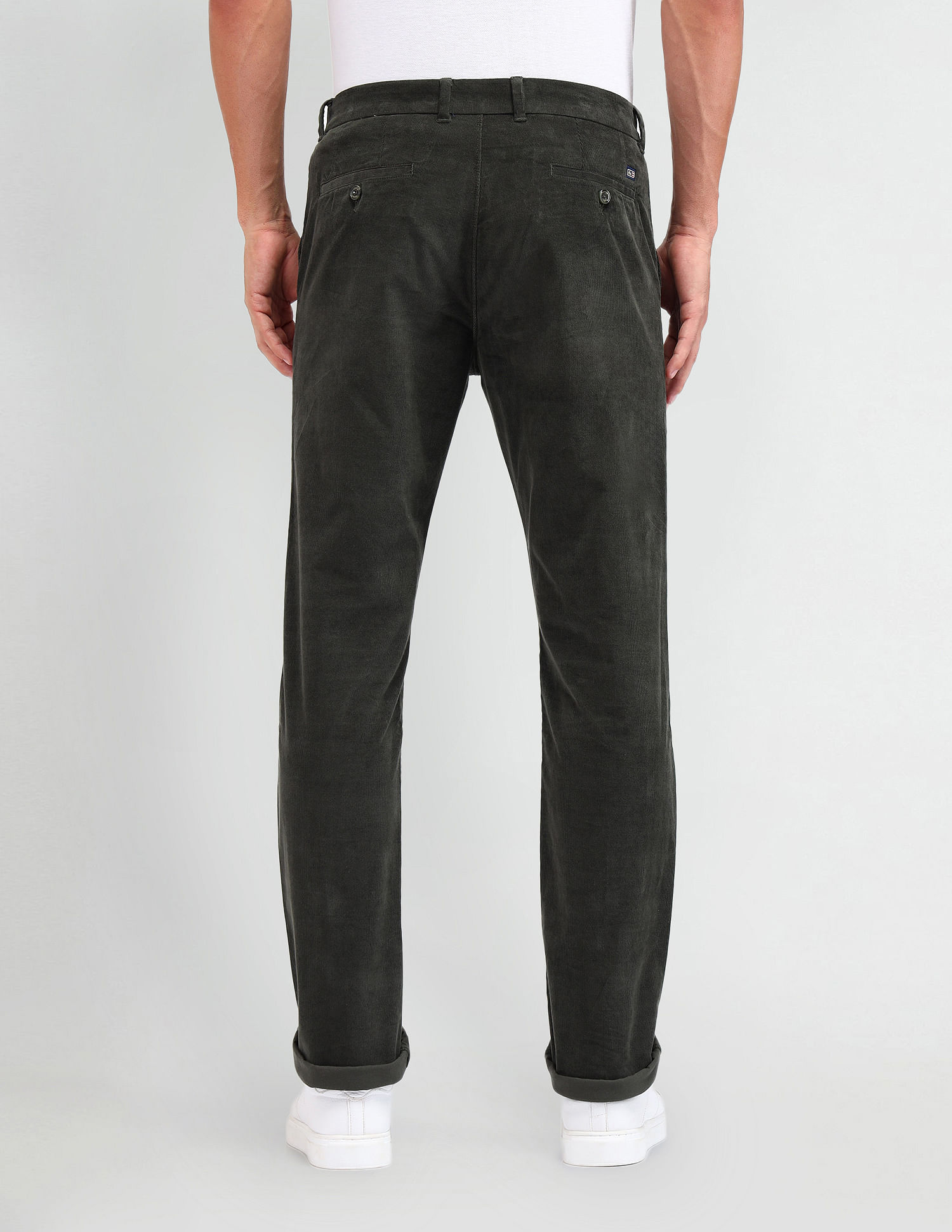 Arrow Sport Regular Fit Corduroy Trousers