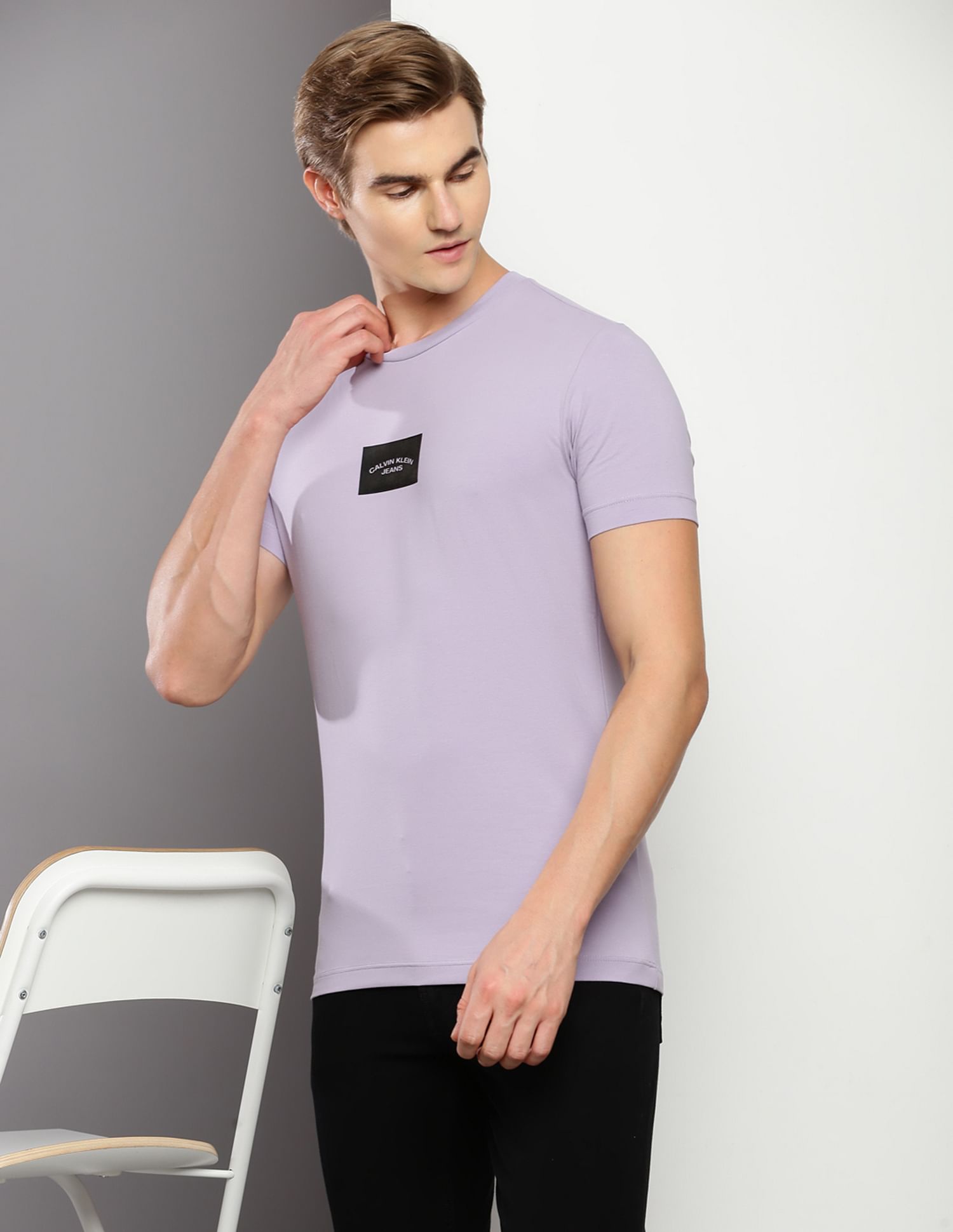 Calvin Klein Box Logo Solid Shirt