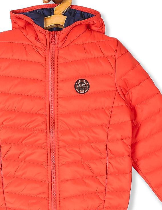 us polo orange jacket