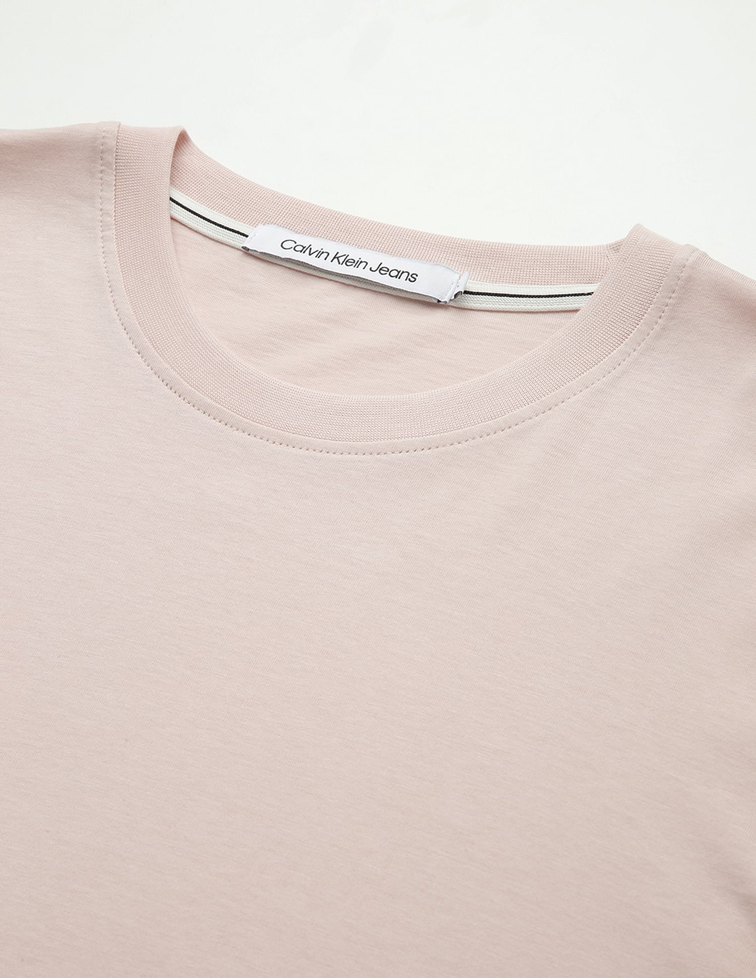 Calvin Klein Badge Turn Up Sleeve T-Shirt